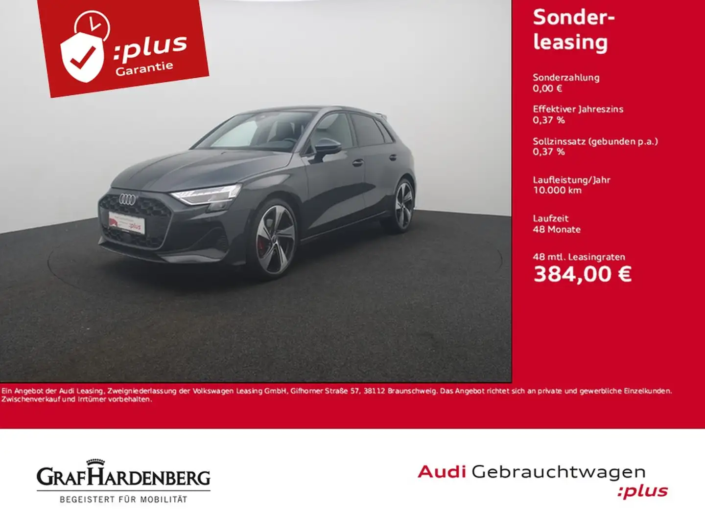 Audi A3 Sportback 35 TDI S line LED Navi ACC HuD AHK Grau - 1