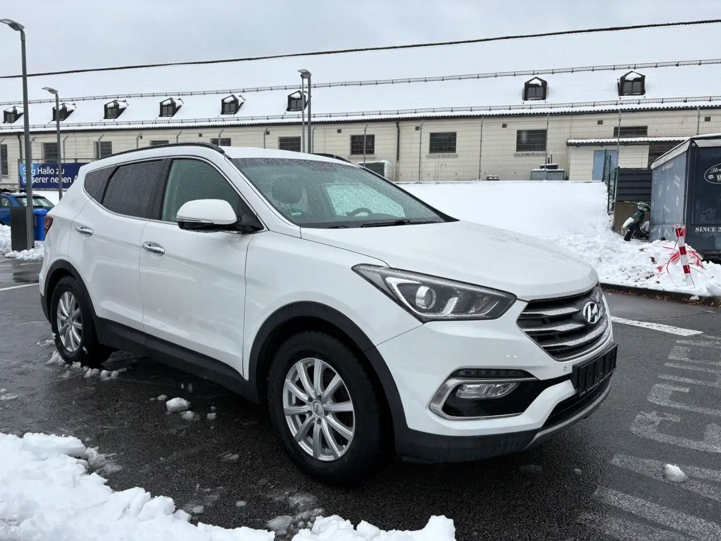 Hyundai SANTA FE 2.2 CRDI Style 2WD Autom. Leder Weiß - 1