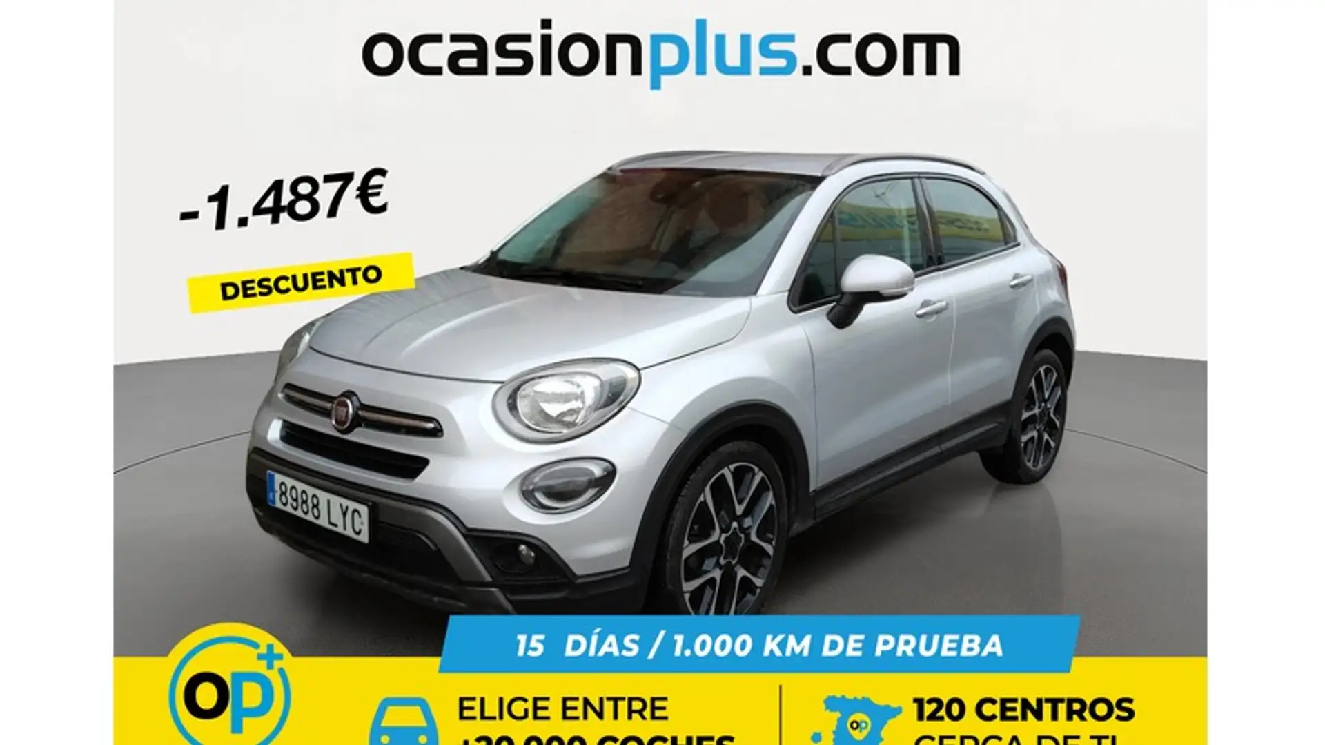 Fiat 500X 1.0 Firefly S&S Cross Gris - 1