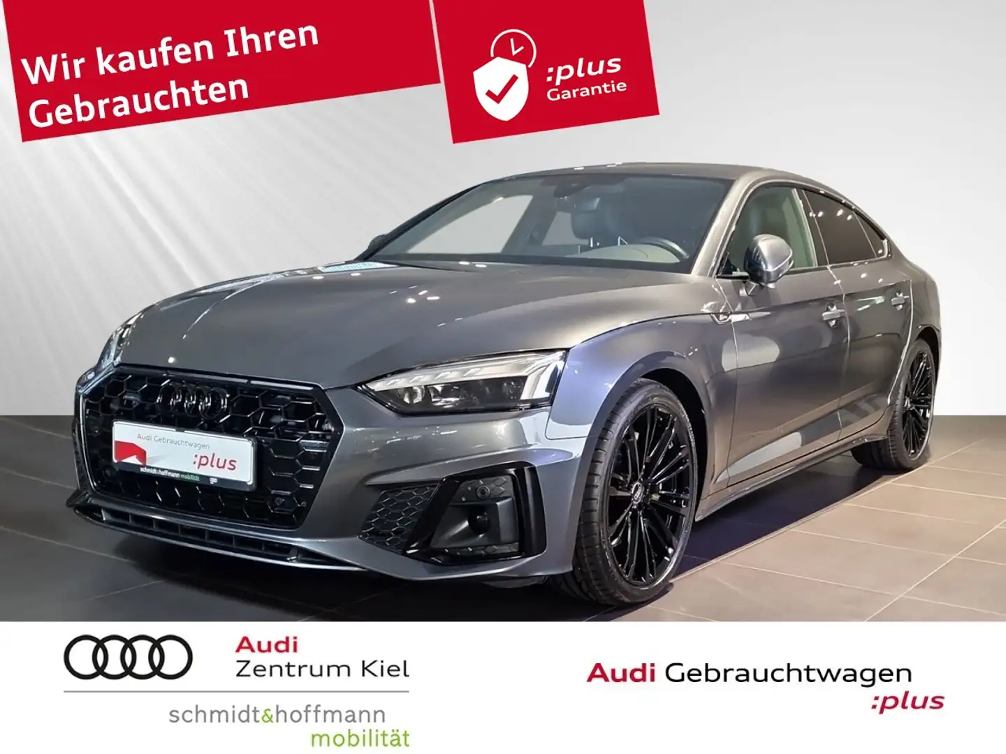 Audi A5 Sportback 45 TFSI quattro S-line LED Navi+ Klima Grijs - 1