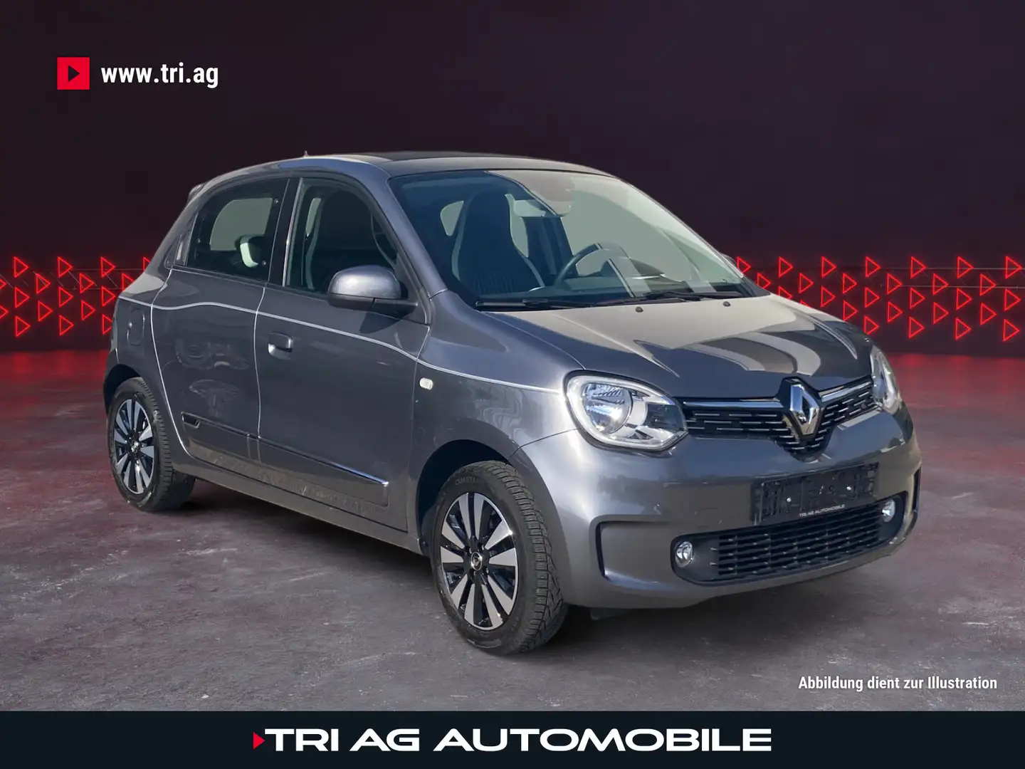 Renault Twingo Intens EDC GJR elektr. Faltschiebedach Ko Grijs - 1
