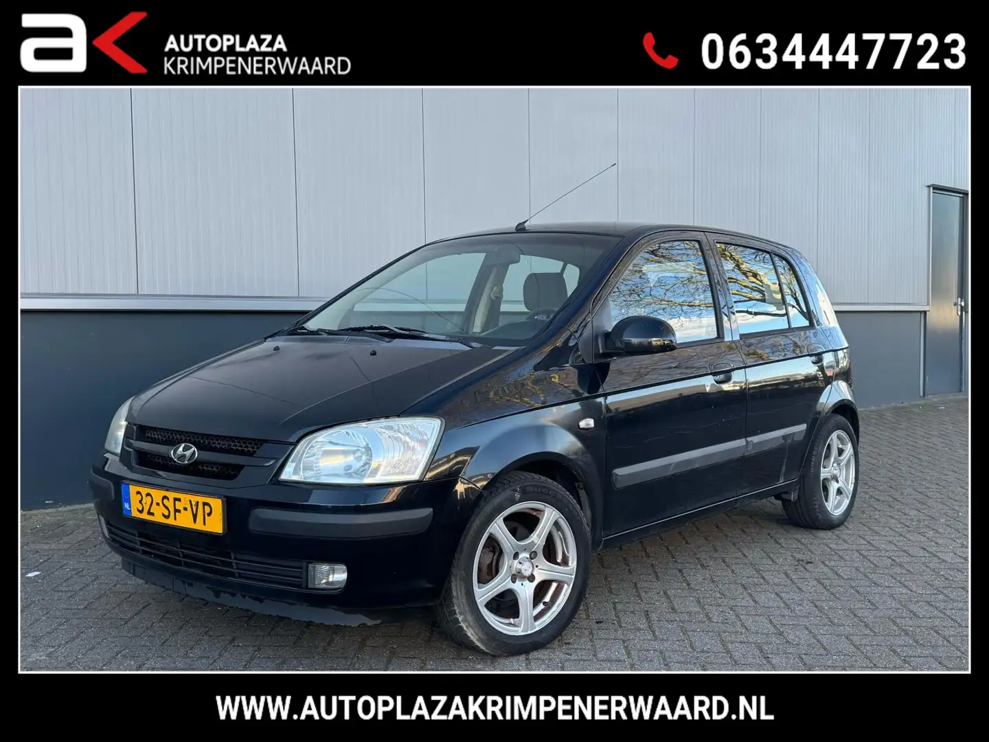 Hyundai Getz 1.1i Active Airco Elektrische Ramen 5d Nieuwe Apk Чорний - 1