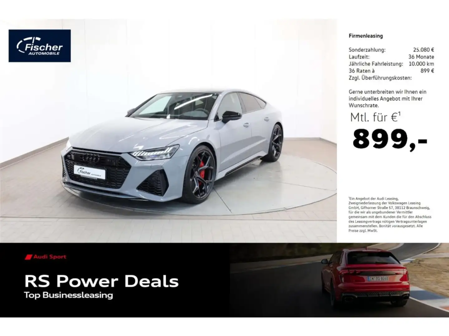 Audi RS7 Sportback TFSI quattro Performance Grigio - 1