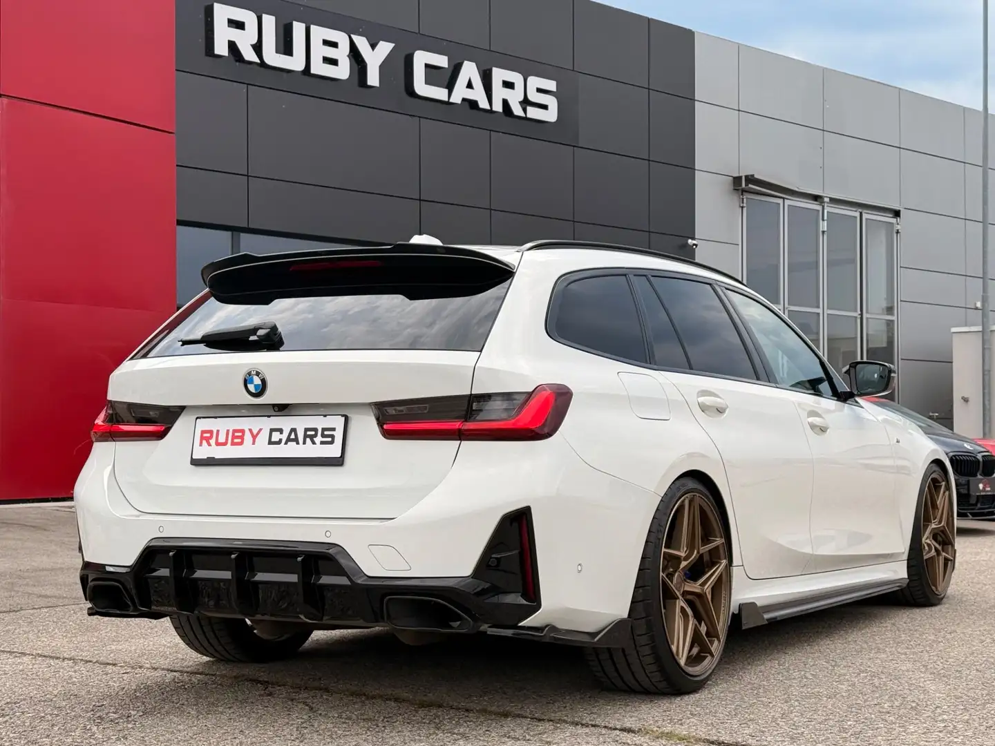 BMW 340 M340d 48 V xDrive Touring Aut./ BMW Care Paket 20 Weiß - 2