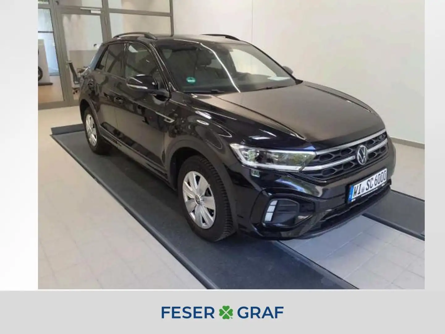 Volkswagen T-Roc 1.5 TSI DSG R-Line BLACK NAVI KAM IQ.LIGHT ACC APP Schwarz - 1