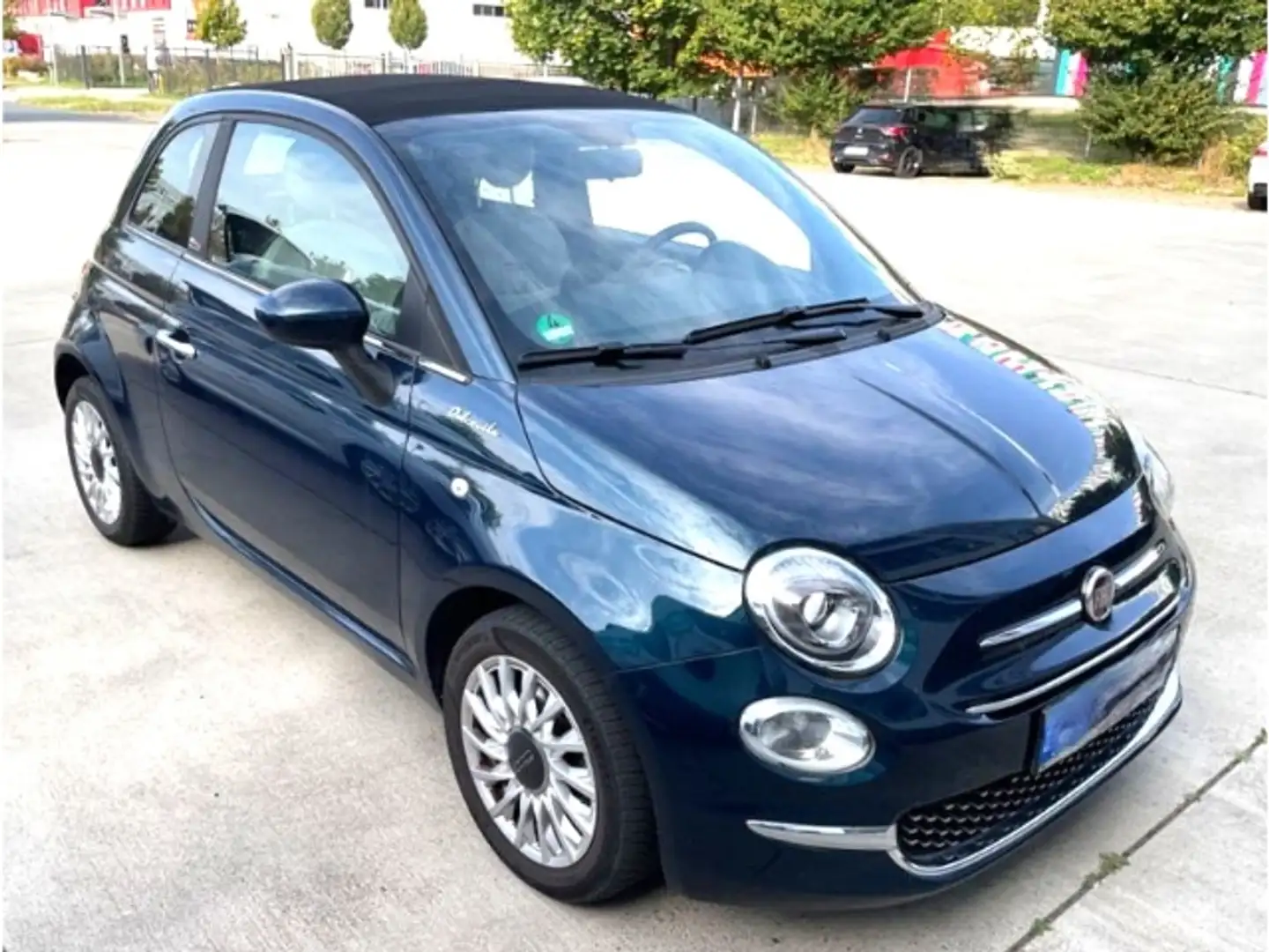 Fiat 500C DolceVita 1.0 Mild Hybrid EU6d elektron. Einparkhi Blauw - 2