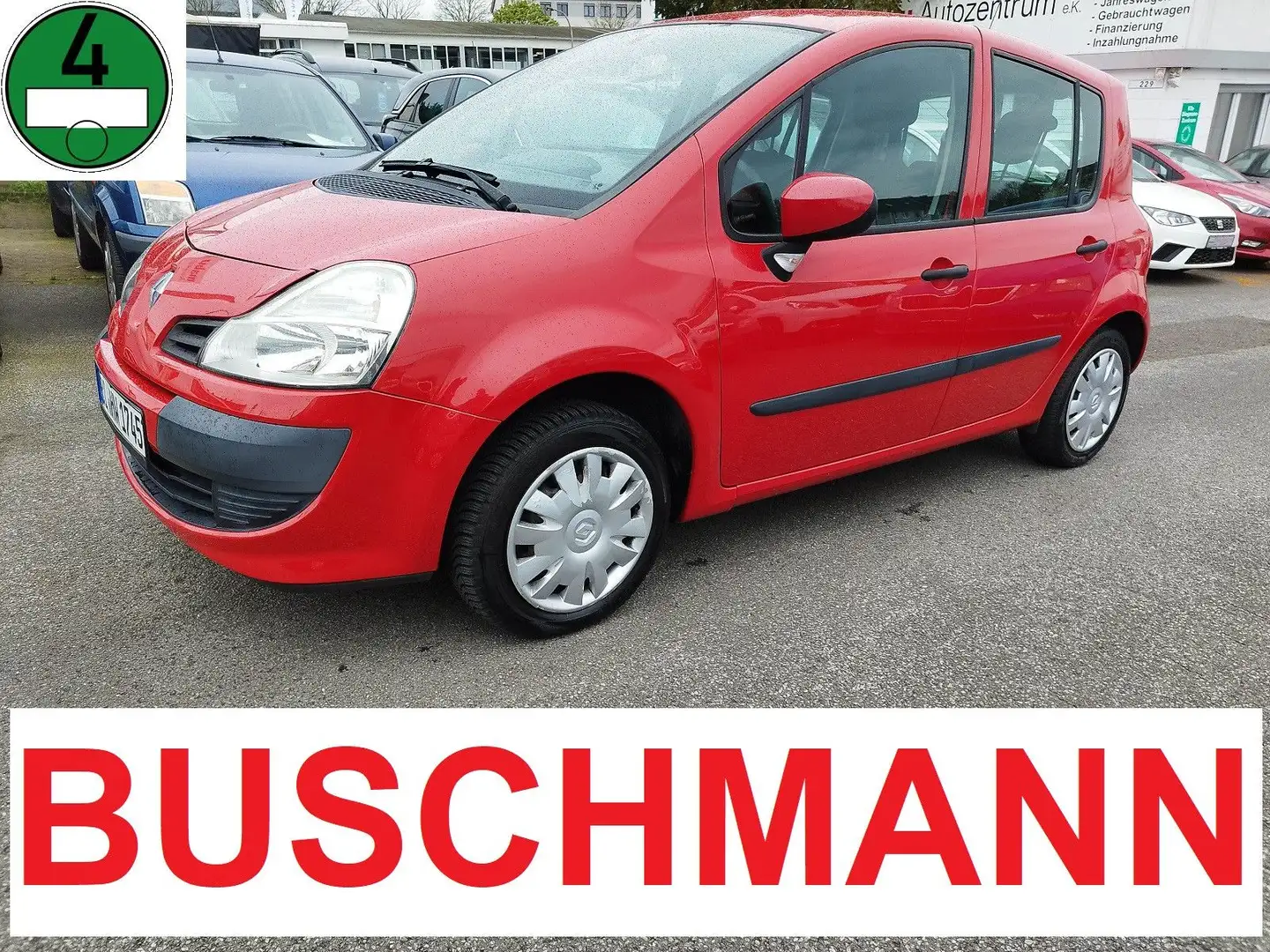 Renault Modus Dynamique 1.2 - Klima + TÜV NEU Czerwony - 1