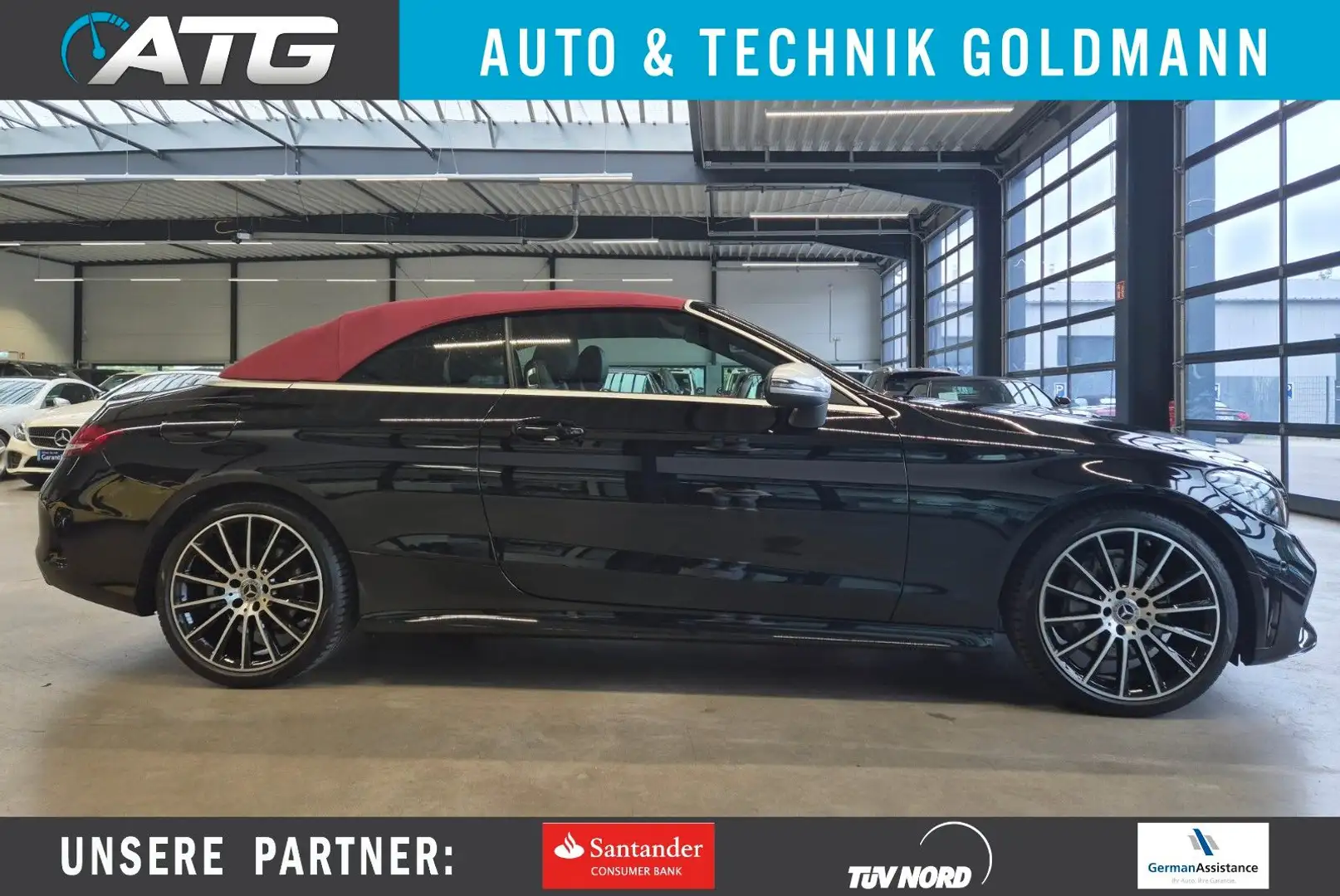 Mercedes-Benz C 180 CABRIOLET AMG LINE NAV LED CAMERA AIRSCARF Negro - 1