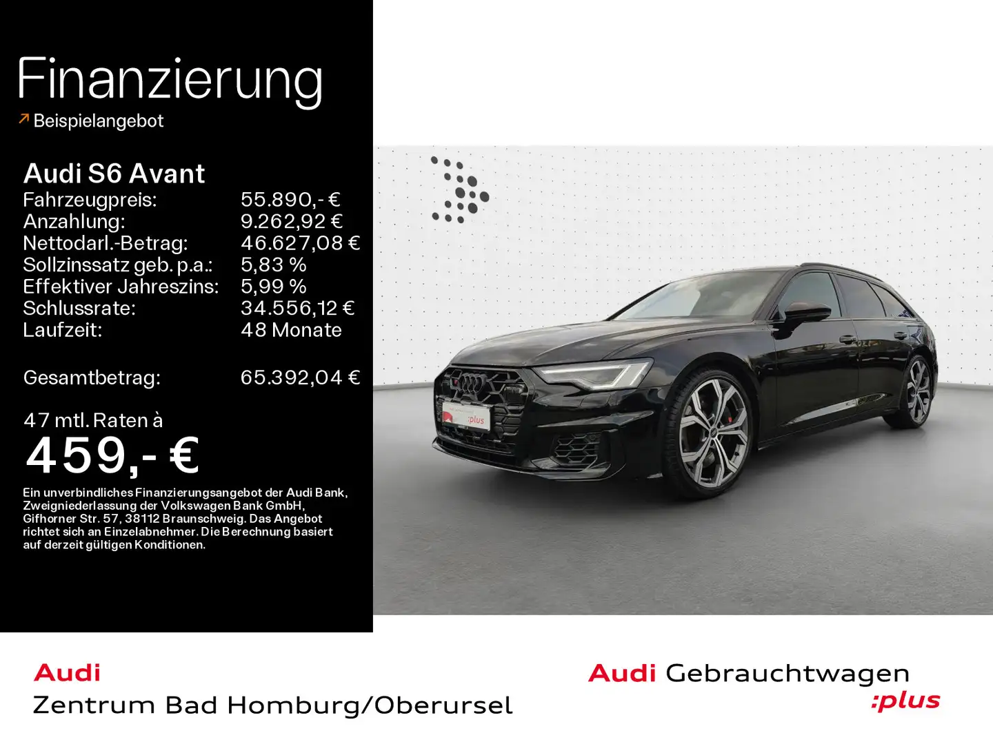 Audi S6 TDI quattro*Navi*Matrix*Alu*PDC*Virtual Noir - 1