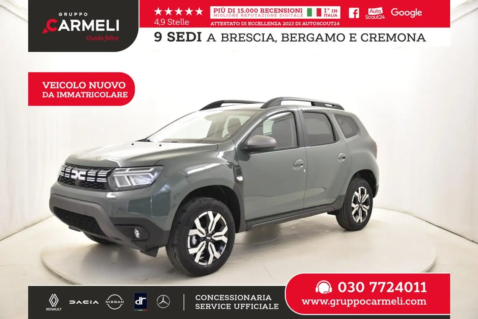 Dacia Duster 1.0 tce Journey UP Gpl 4x2 100cv Green - 1