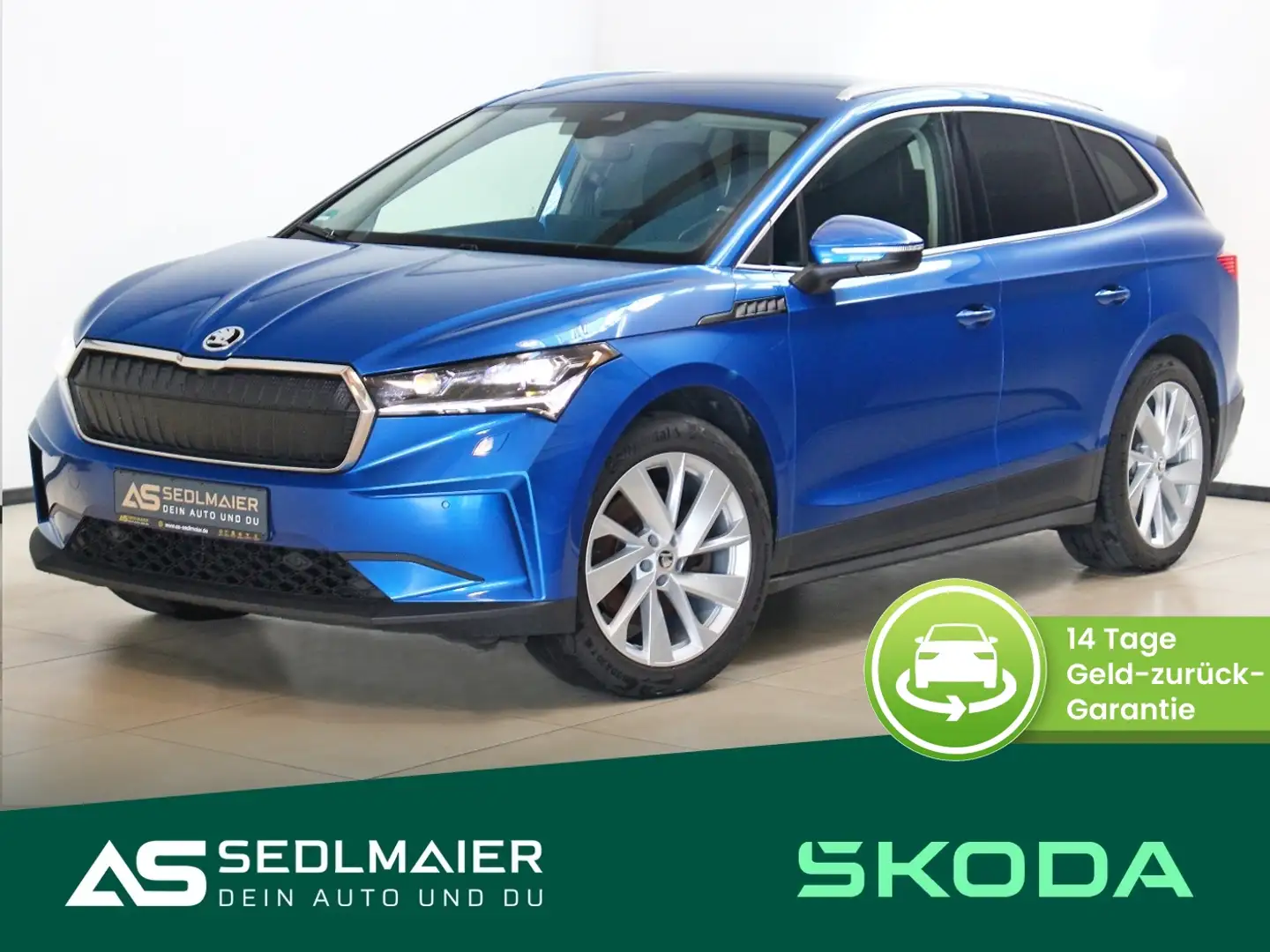 Skoda Enyaq 80 Suite LEDER|WPumpe|MATRX|SHZv+h|AHK|ACC Azul - 1