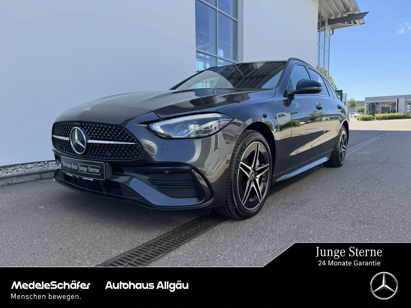 Mercedes-Benz C 300 C 300 e T AMG Night LED AHK Kam autHeck Business Grau - 1