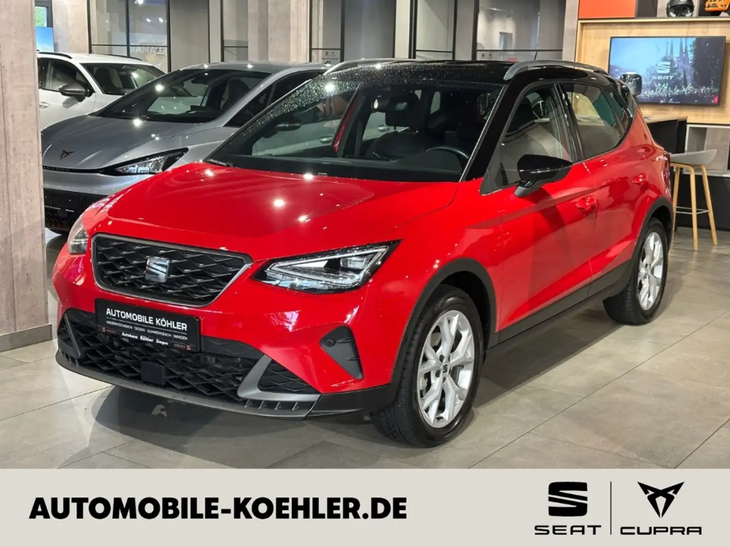 SEAT Arona FR 1.0 TSI / Navi/VollLED/Ganzjahresreifen/XL Pake Rot - 1