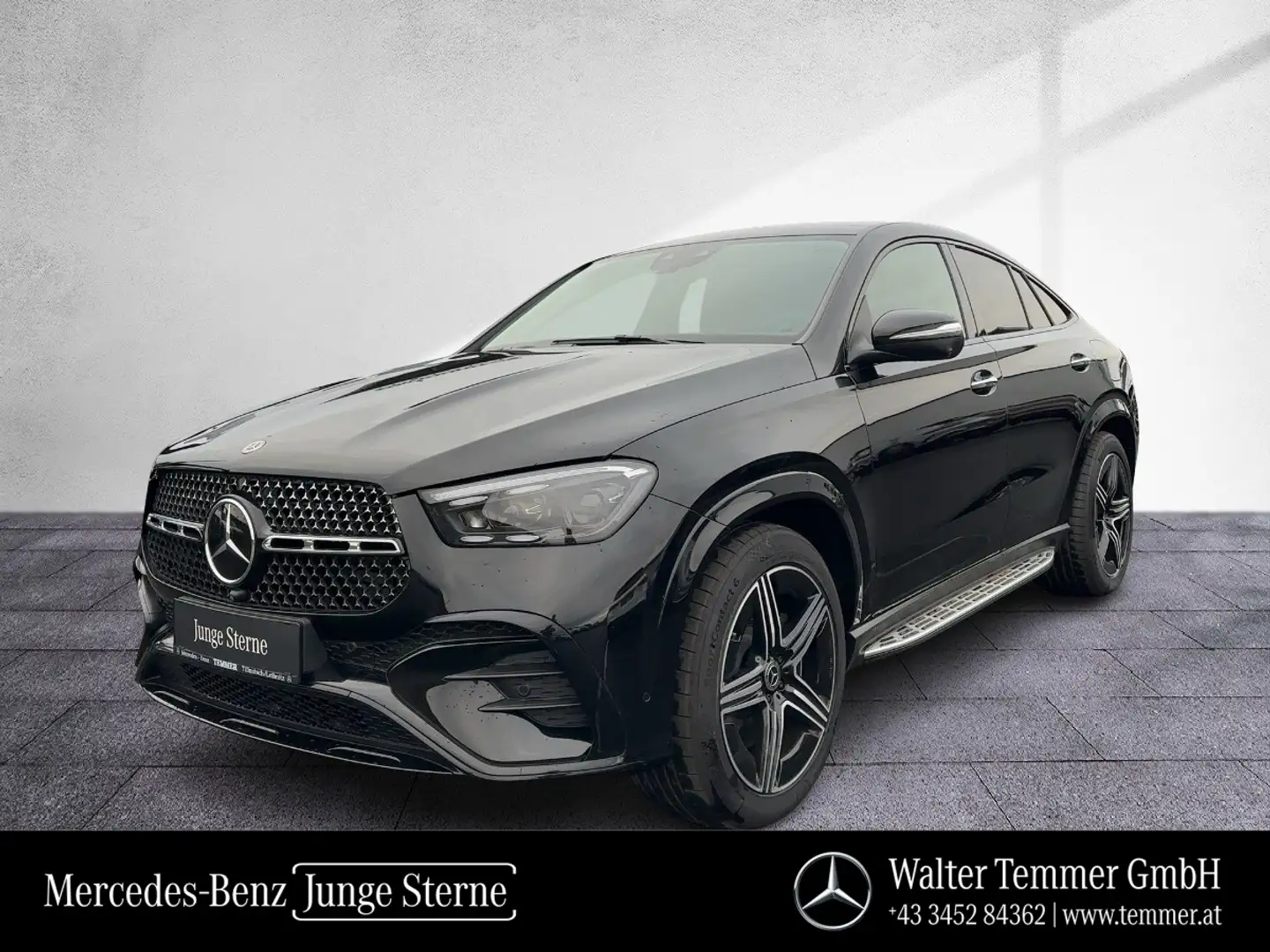 Mercedes-Benz GLE 350 de 4MATIC Coupé MBUX AMG Pano MBeam AIR Schwarz - 1
