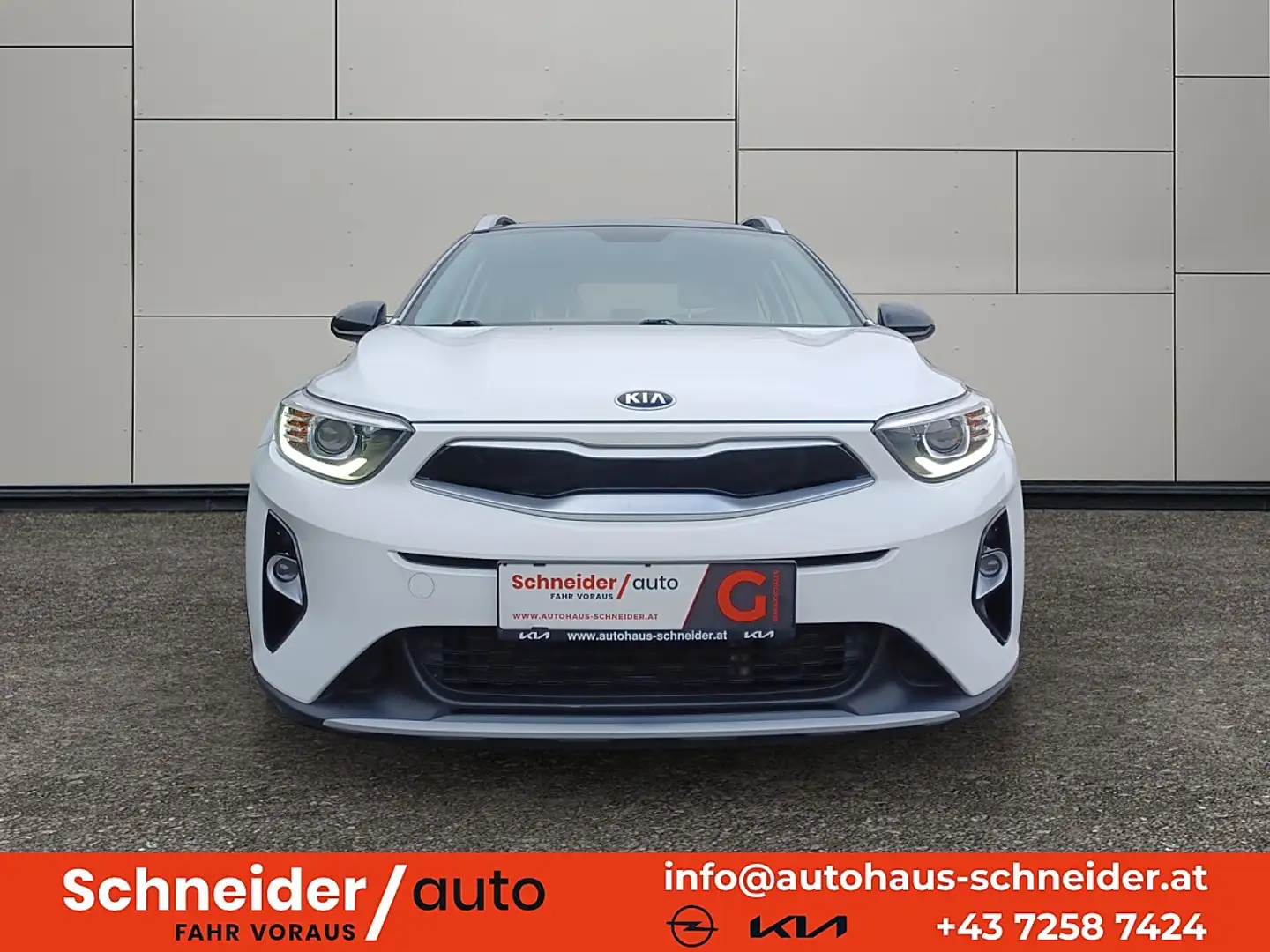 Kia Stonic 1,0 TGDI GPF ISG Silber DCT Aut. Weiß - 2