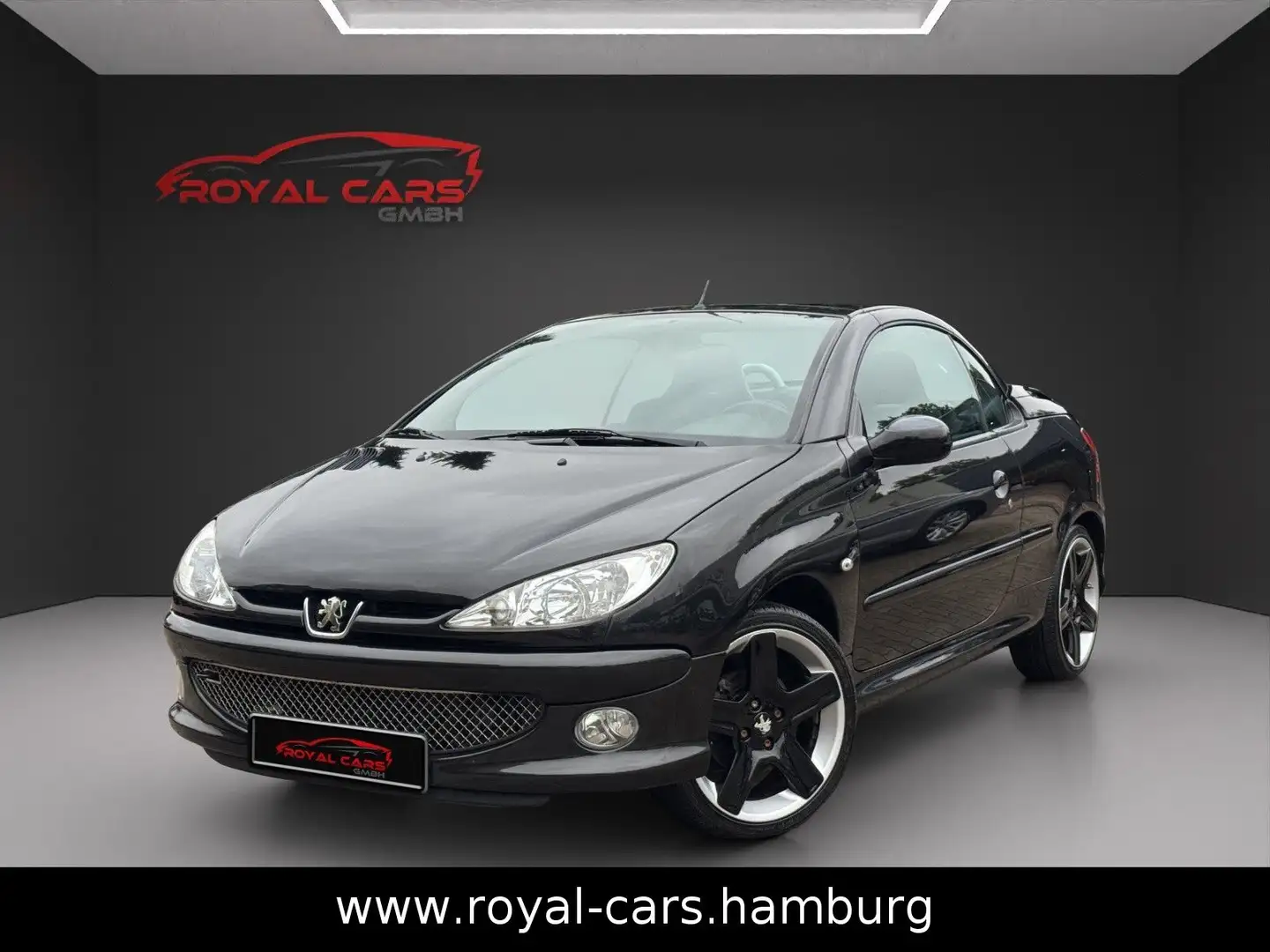 Peugeot 206 Cabriolet CC RC-Line ALCANTARA*SHZ*PDC*LEDER Schwarz - 1