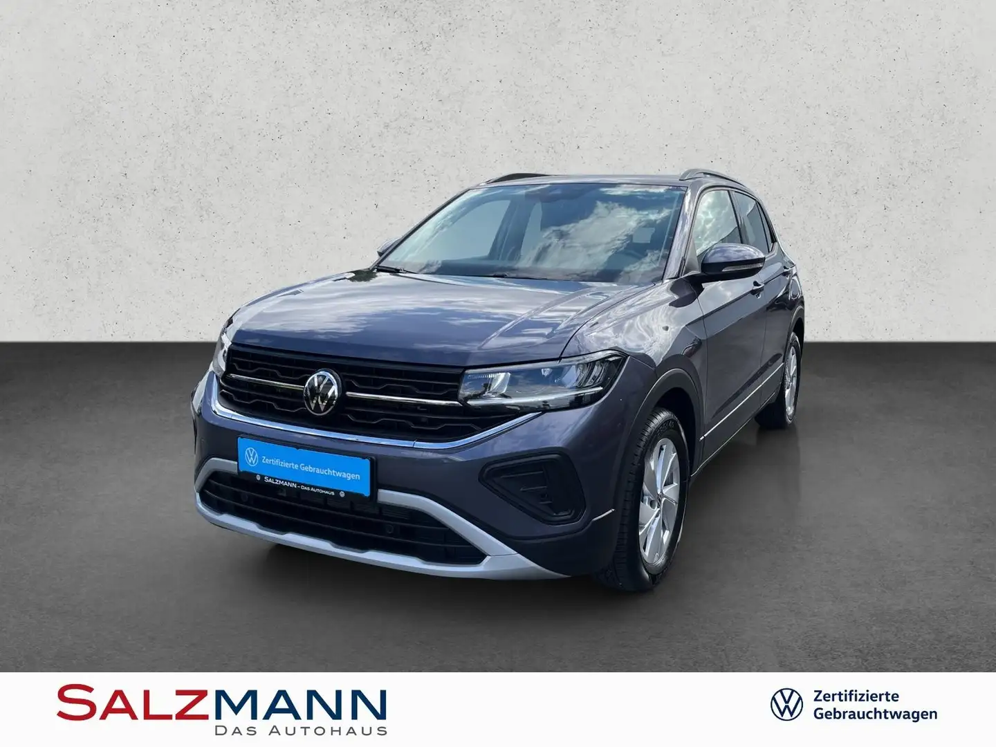Volkswagen T-Cross 1.0 TSI DSG Life, Navi, LED, Kamera, ACC Grijs - 1