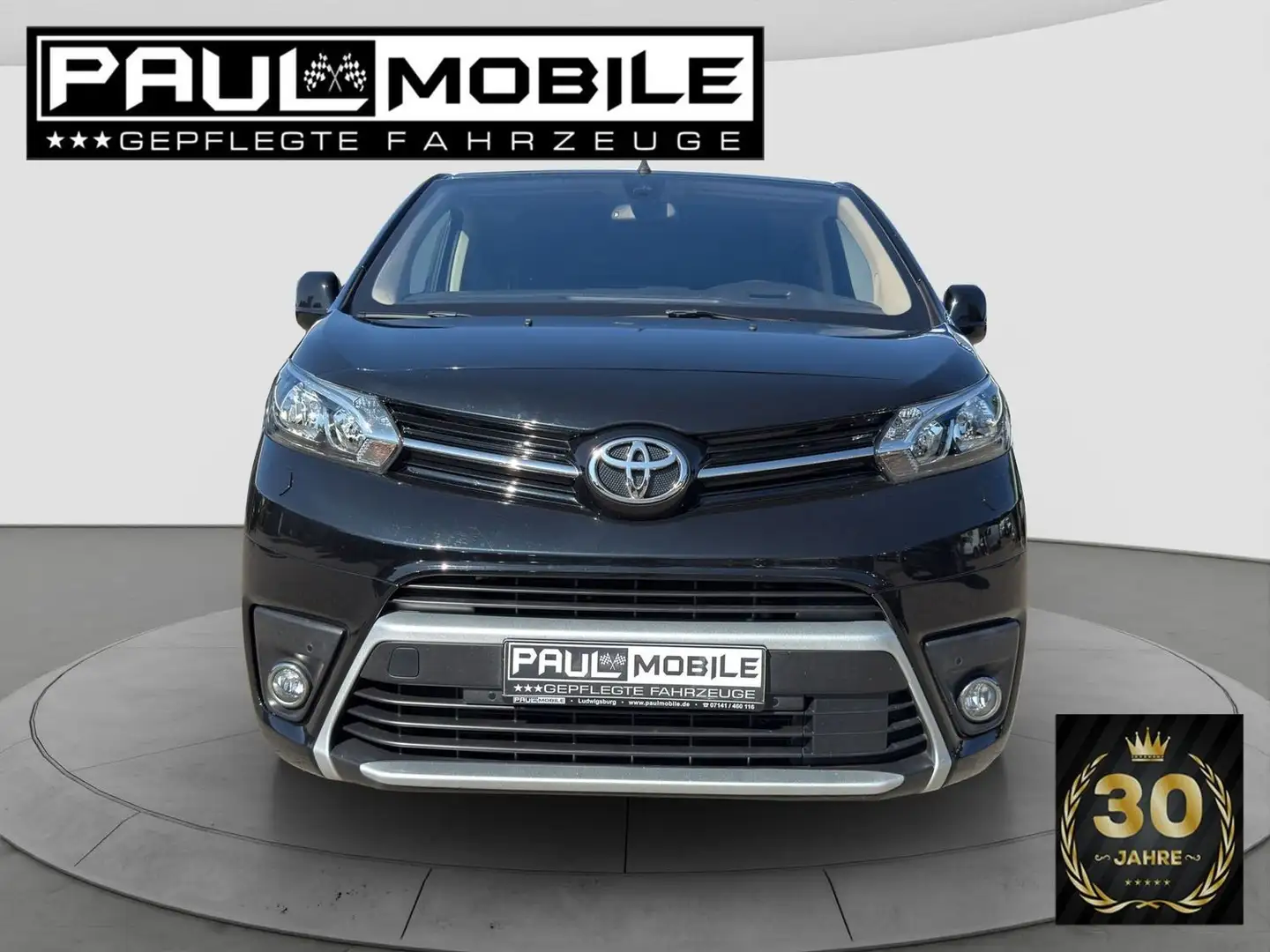 Toyota Proace L1 Navi ACC HuD Cam 8Sitzer 2xSchiebetür Schwarz - 2