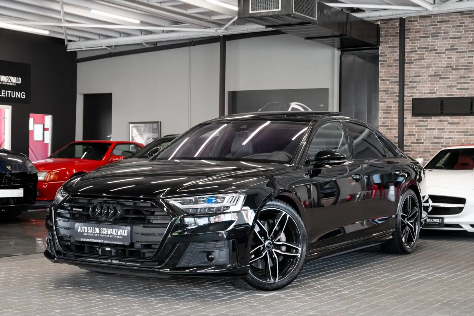 Audi A8 55 TFSI quatt|B&O|LASER|PANO|360-KAM|21-ZOLL Noir - 1