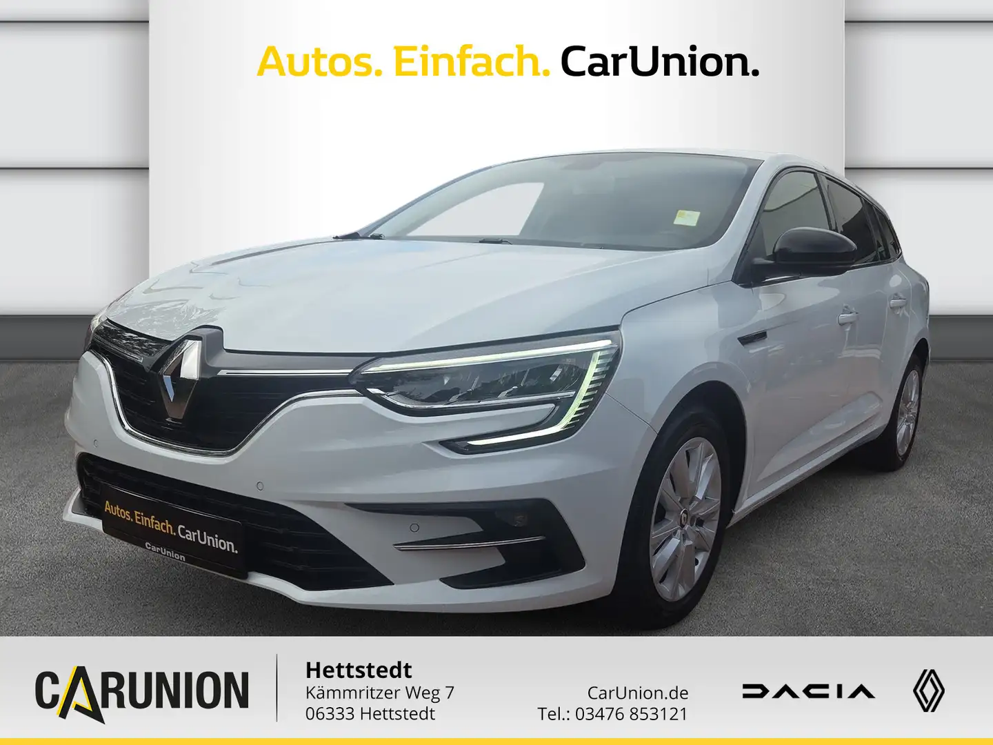 Renault Megane Grandtour Equilibre TCe 140 EDC Weiß - 1