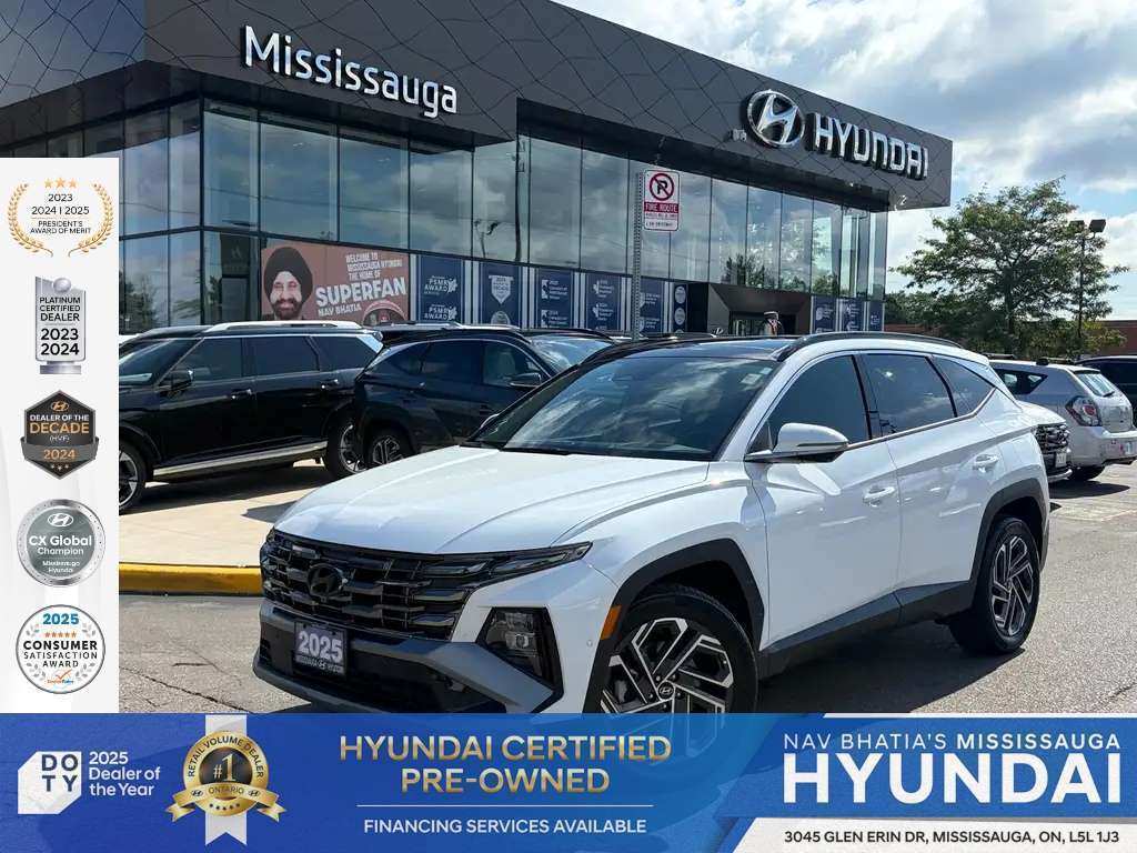 White 2025 Hyundai Tucson Hybrid SUV / Crossover Automatic