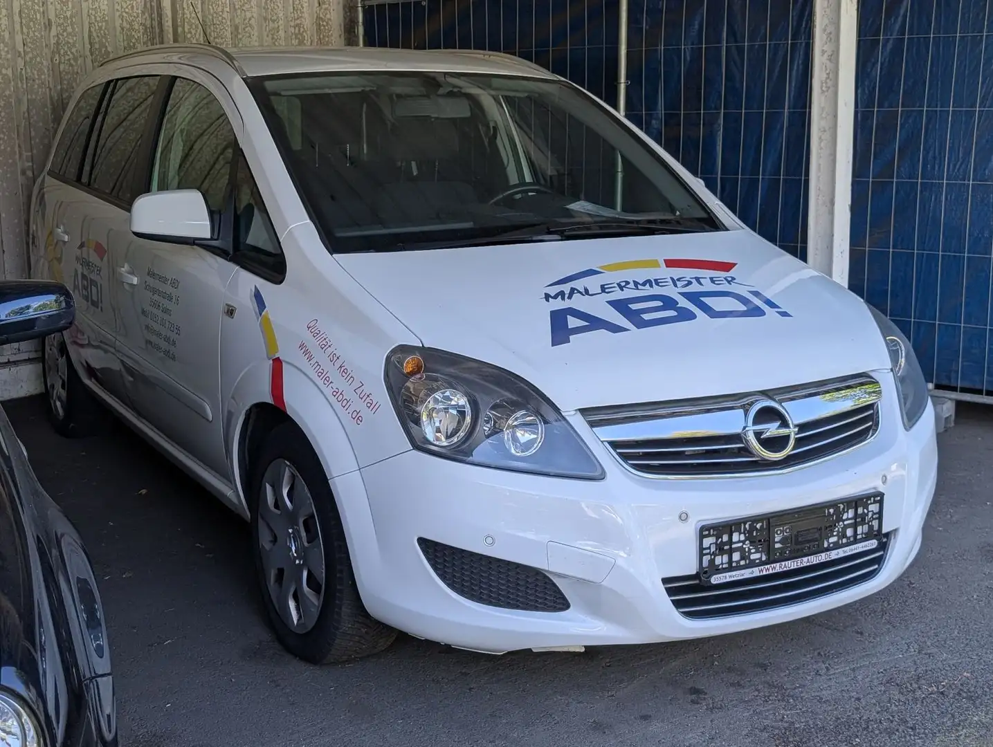 Opel Zafira B 1.7 CDTI Family 2014 Kühlwasserverlust Blanc - 2