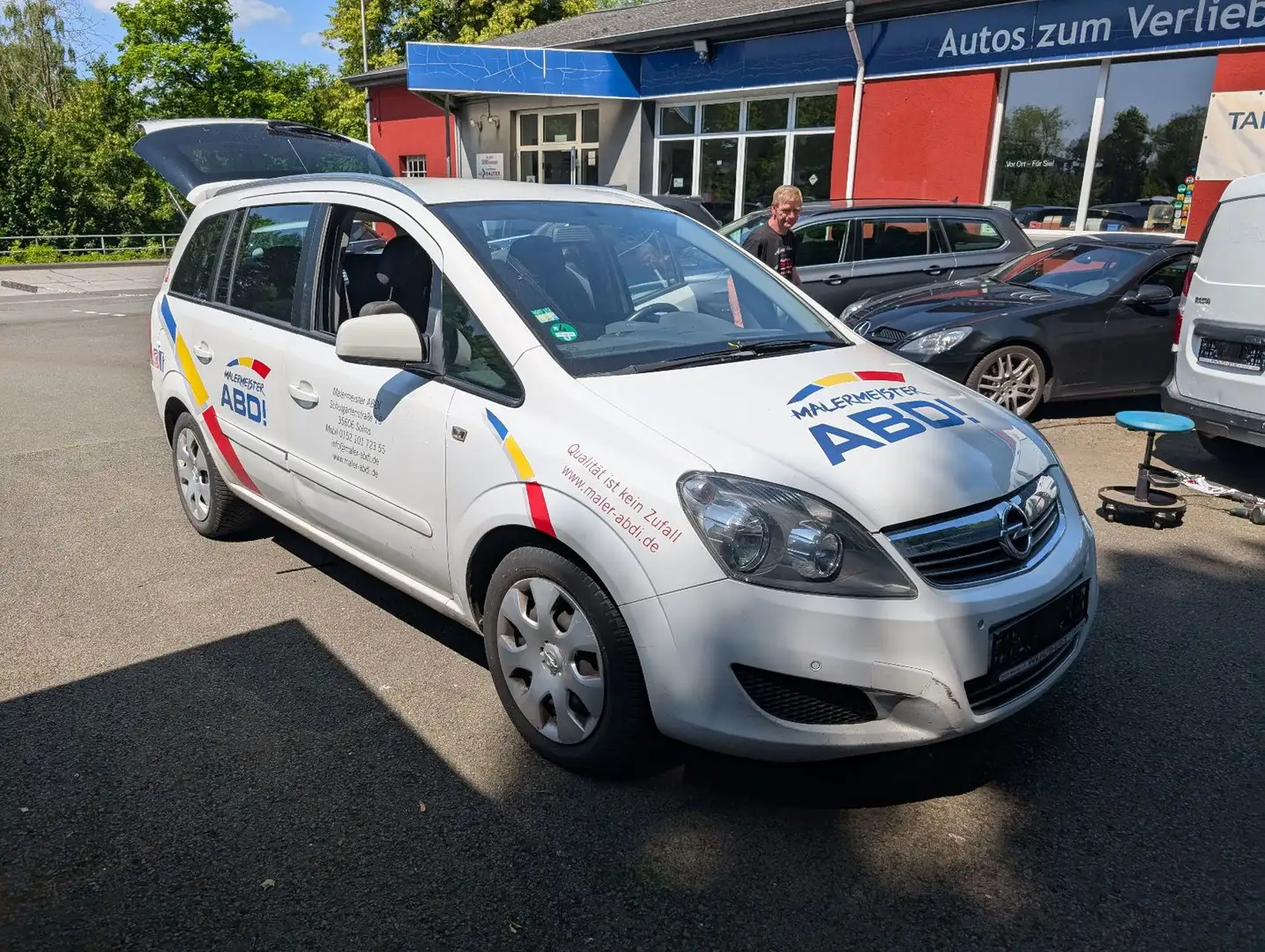 Opel Zafira B 1.7 CDTI Family 2014 Kühlwasserverlust Weiß - 1