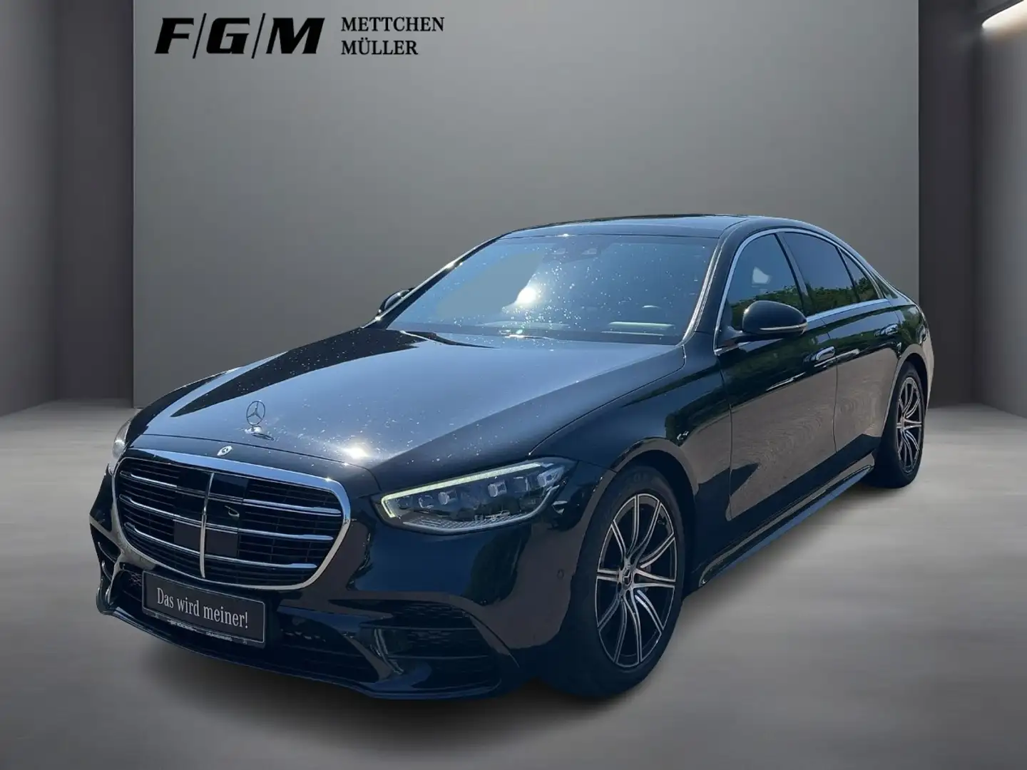 Mercedes-Benz S 400 d 4M AMG Line Burm|DigiLight|KeyGo|S-Dach Schwarz - 1