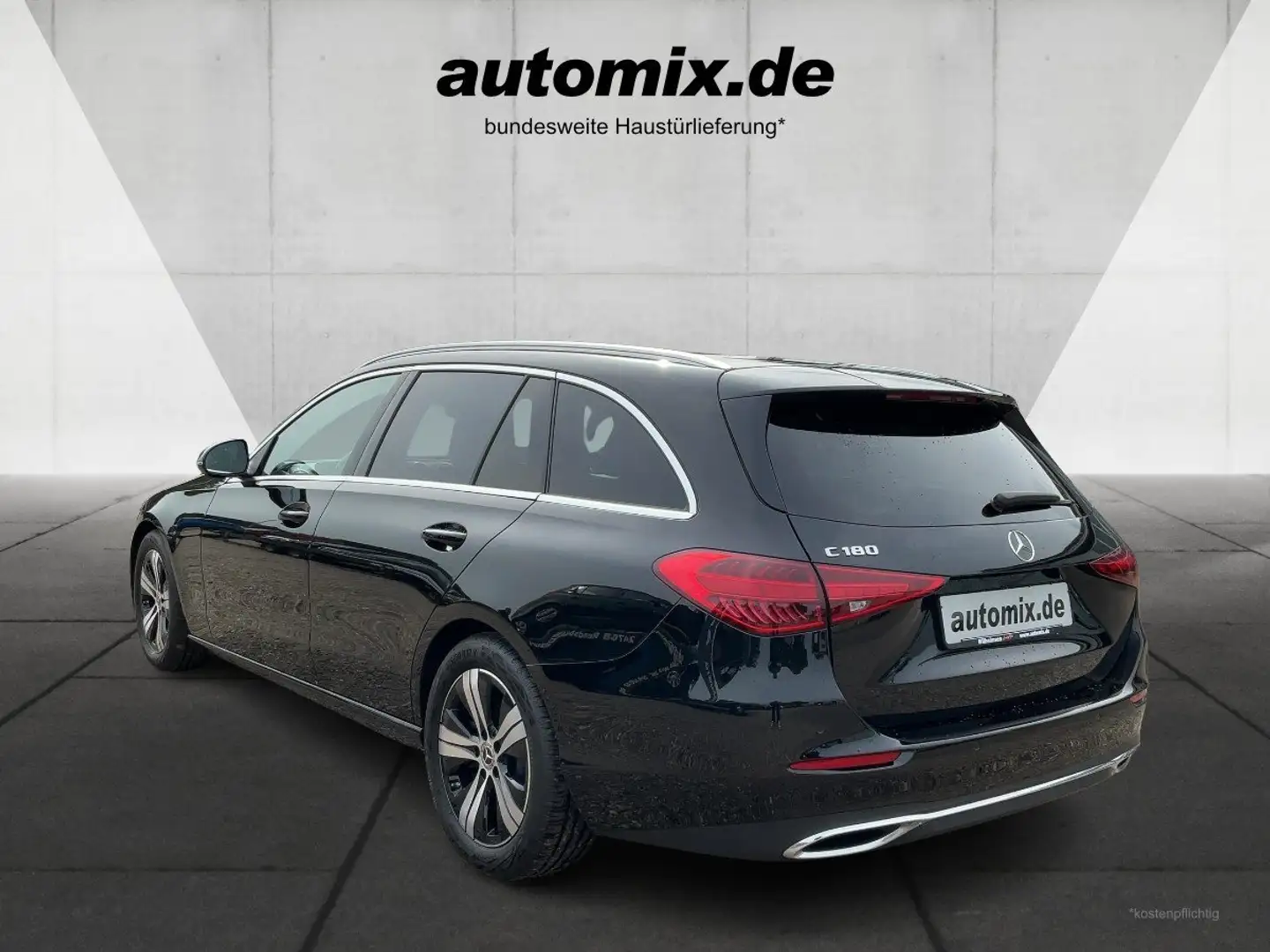 Mercedes-Benz C 180 C180T Avantgarde AHK,AUTOM.,Navi,LED,SHZ,Kamera Zwart - 2