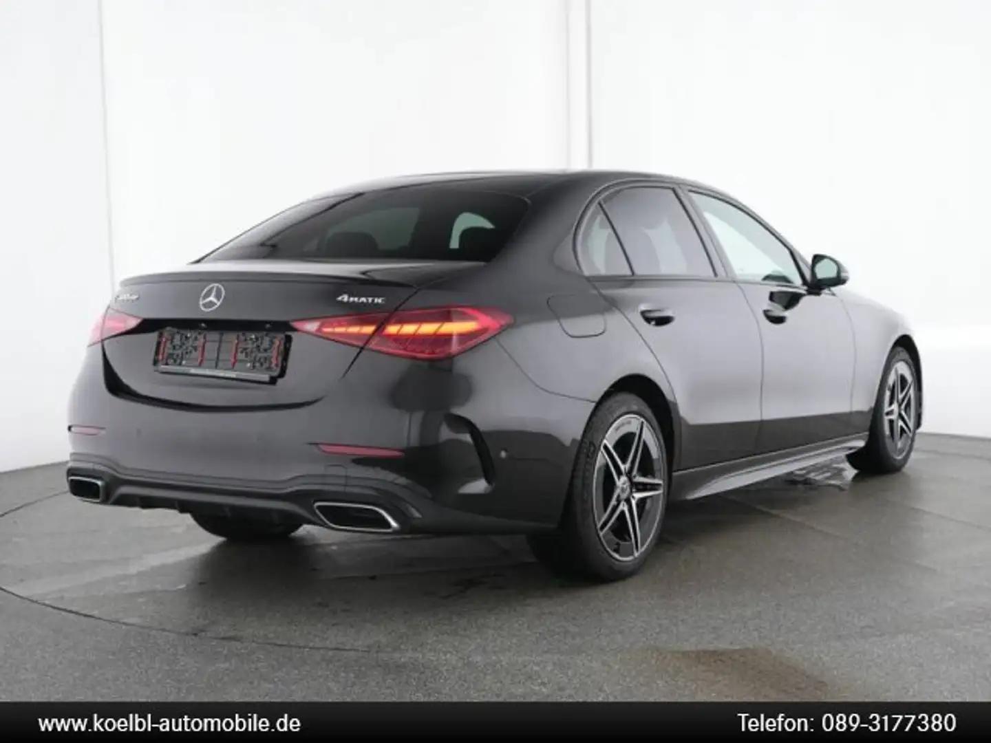 Mercedes-Benz C 300 C 300 de 4M AMG PANO HEAD FAHR PAK MEMO SITZ KLI Schwarz - 2