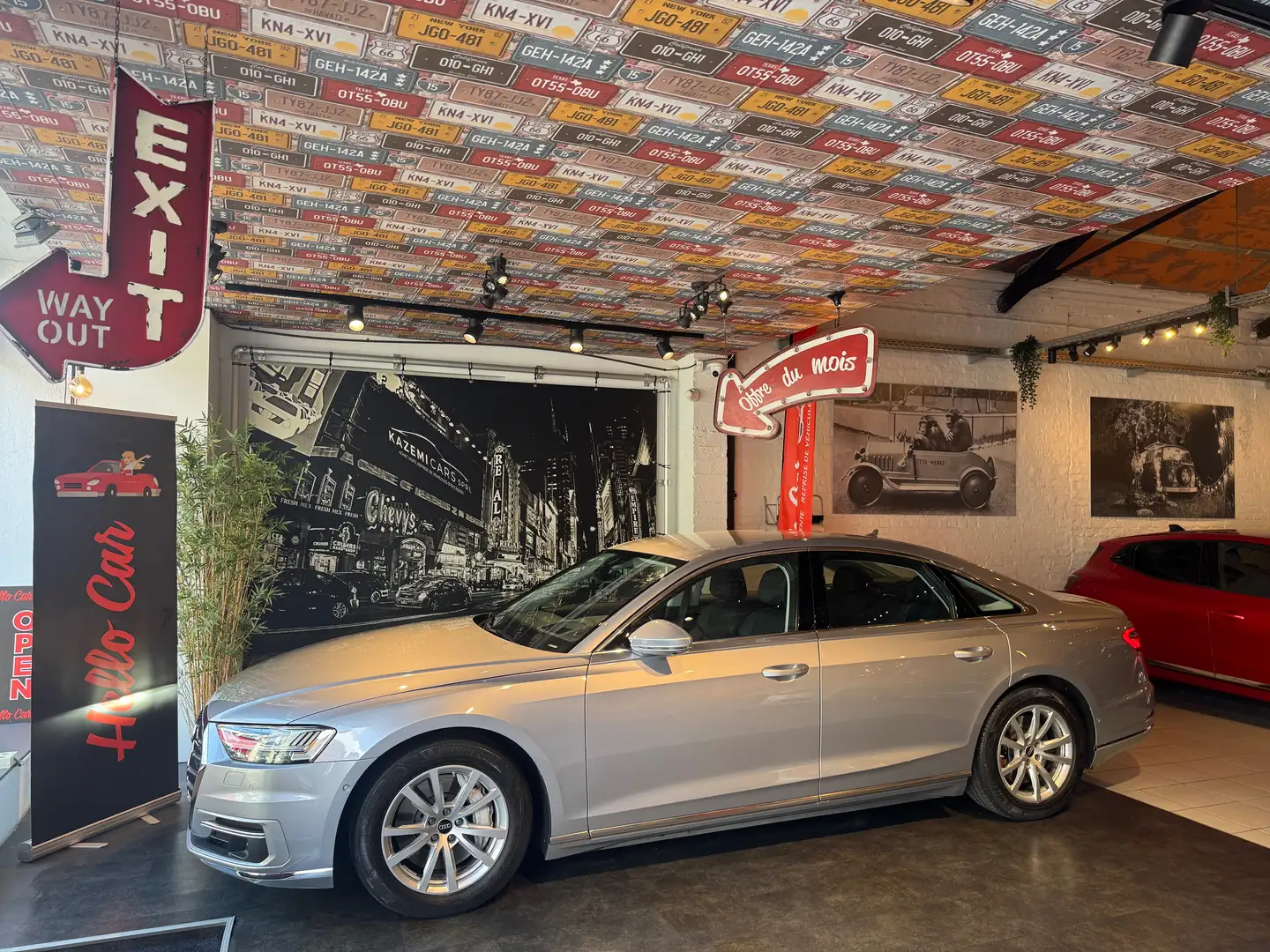 Audi A8 A8 55 TFSI Quattro * AUTO * CUIRS * CAM 360 * Gris - 1