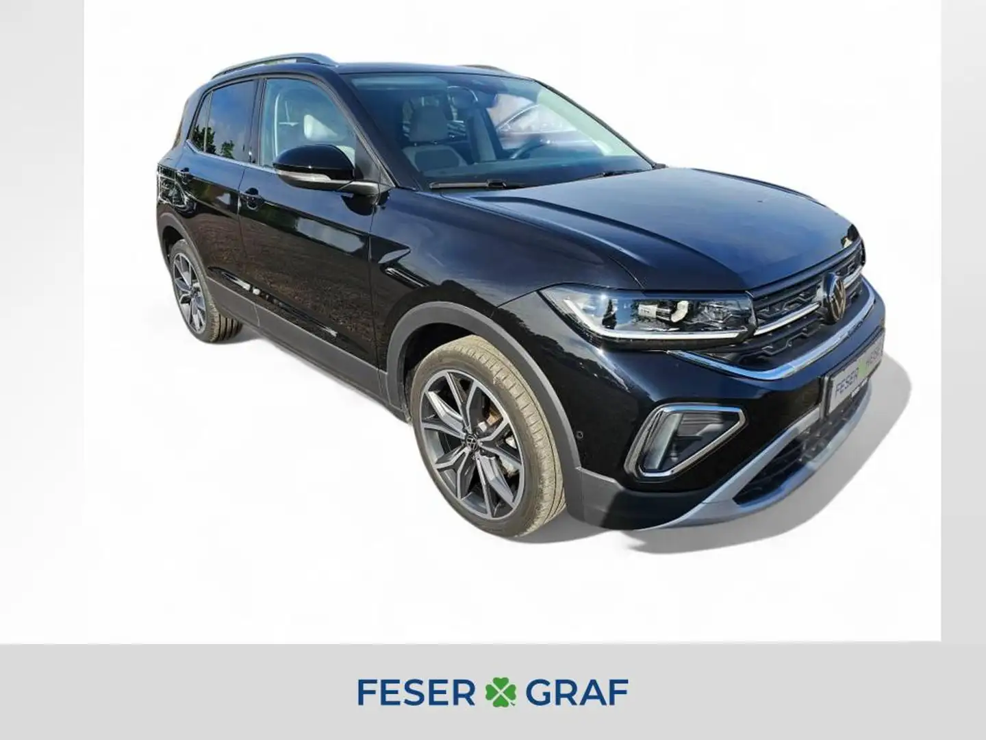 Volkswagen T-Cross Style 1.0 TSI DSG/LED/Rear View/AHK/Navi Schwarz - 1
