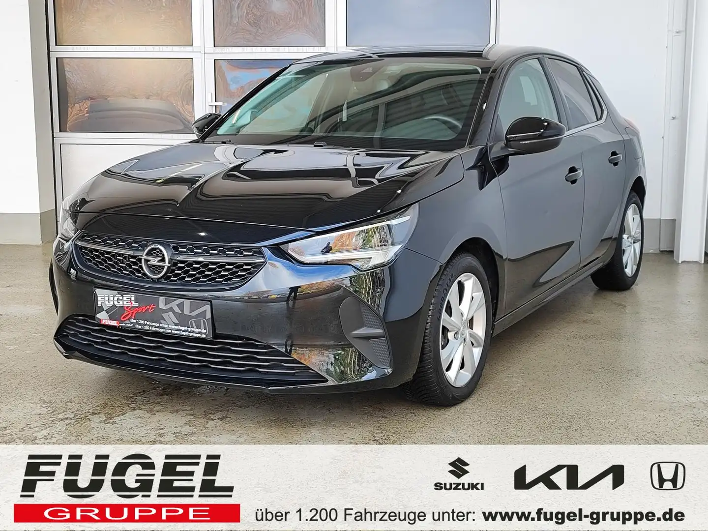 Opel Corsa 1.2 Turbo Elegance LED|Navi|SHZ|RFK Schwarz - 1