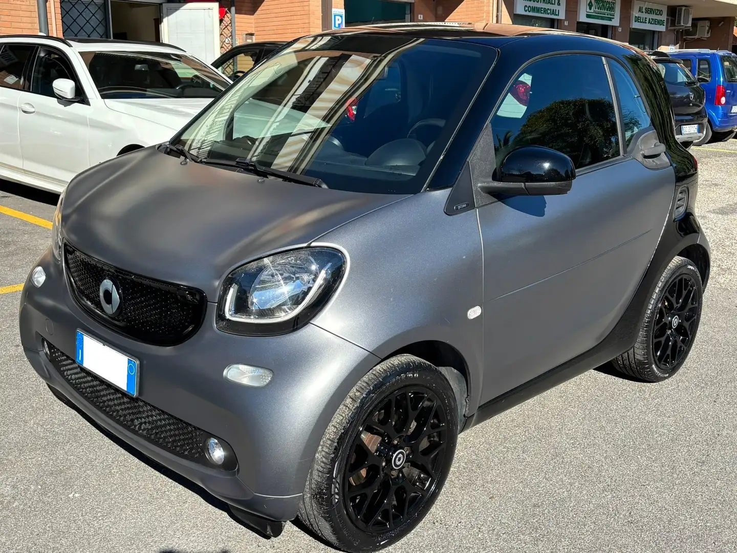 smart forTwo Fortwo III 2015 1.0 Prime 71cv twinamic Grigio - 1