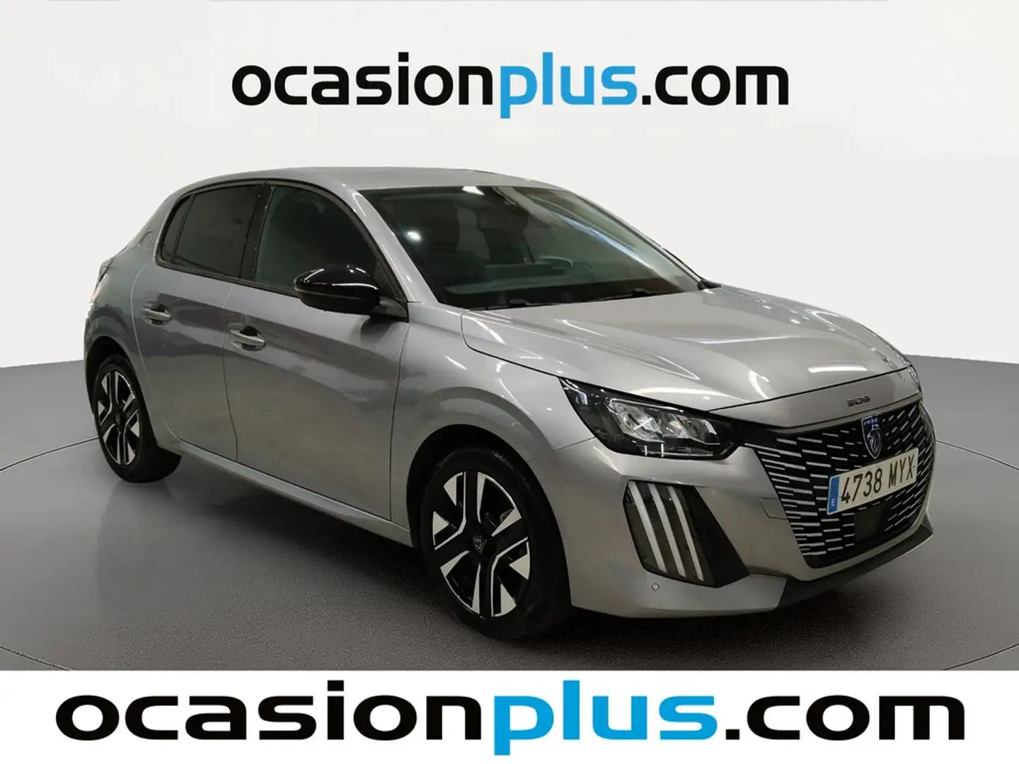 Peugeot 208 1.2 Puretech S&S Allure 100 Gris - 2