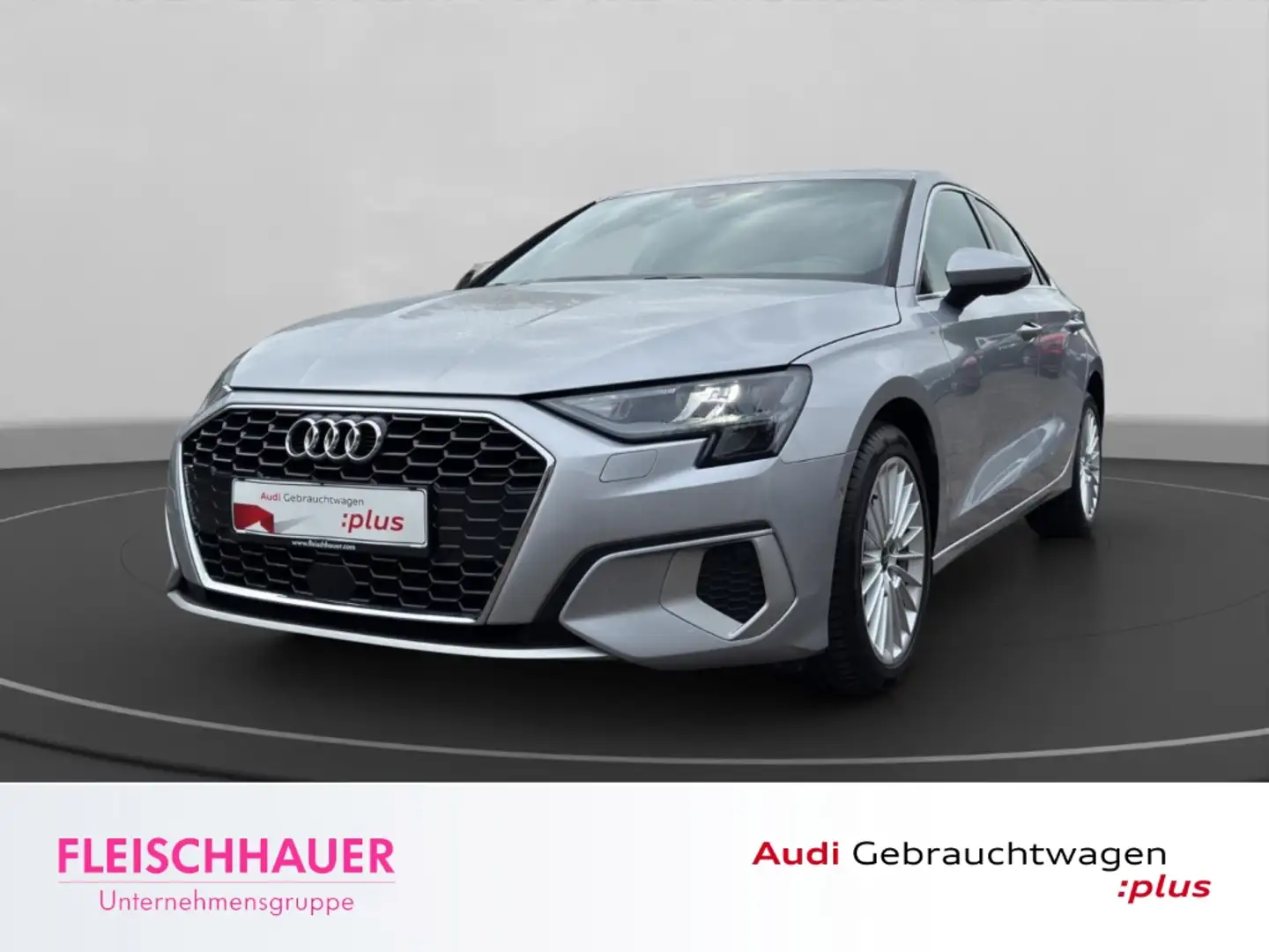 Audi A3 35 TFSI advanced Lim LED+SHZ+VC+CARPLAY+DAB Silber - 1