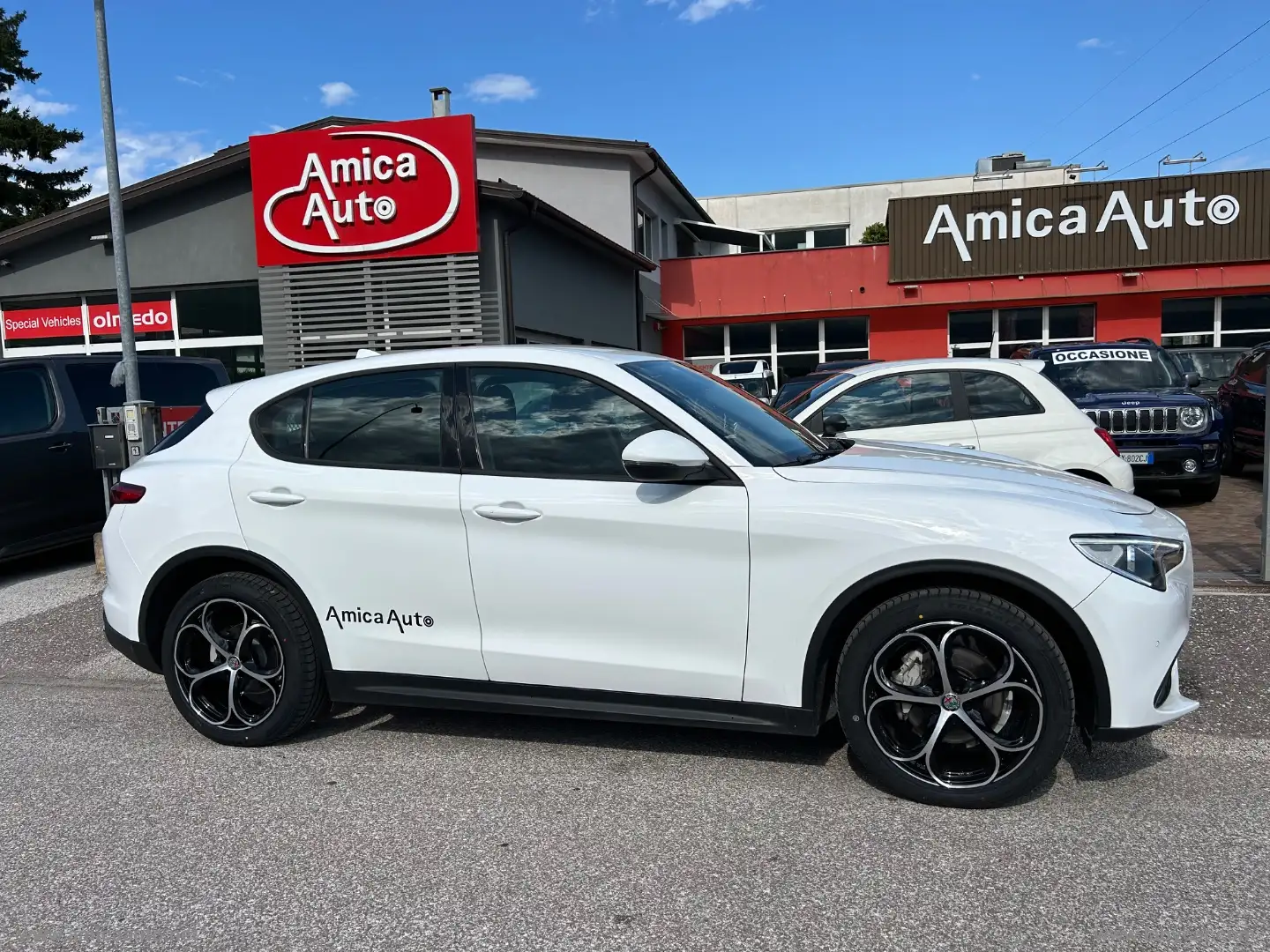 Alfa Romeo Stelvio 2.2 T.diesel 190 CV AT8 Q4 Bus. Blanc - 1