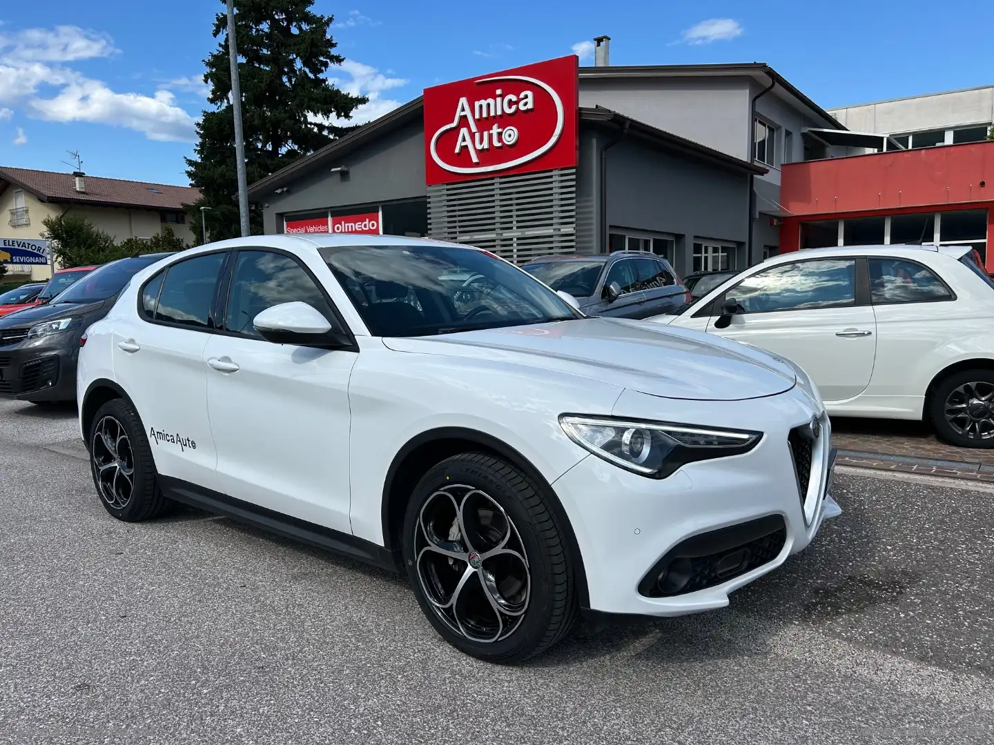 Alfa Romeo Stelvio 2.2 T.diesel 190 CV AT8 Q4 Bus. Blanc - 2