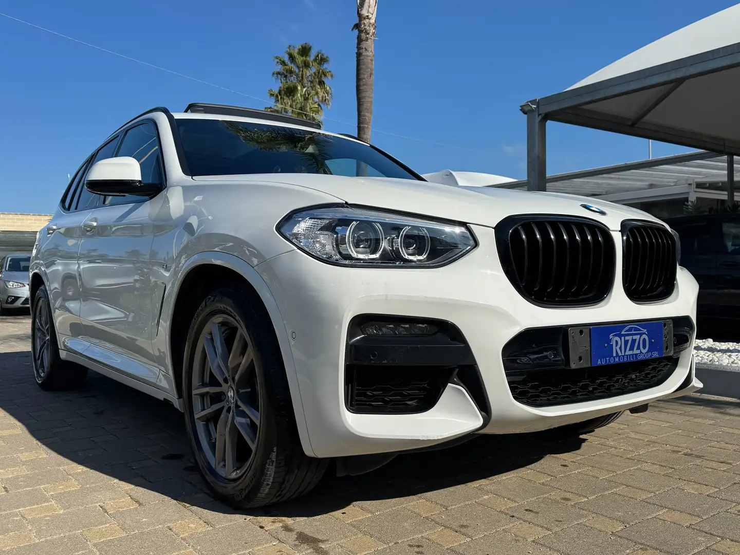 BMW X3 20D M-SPORT TETTO PELLE NAVI FULL LED Weiß - 1