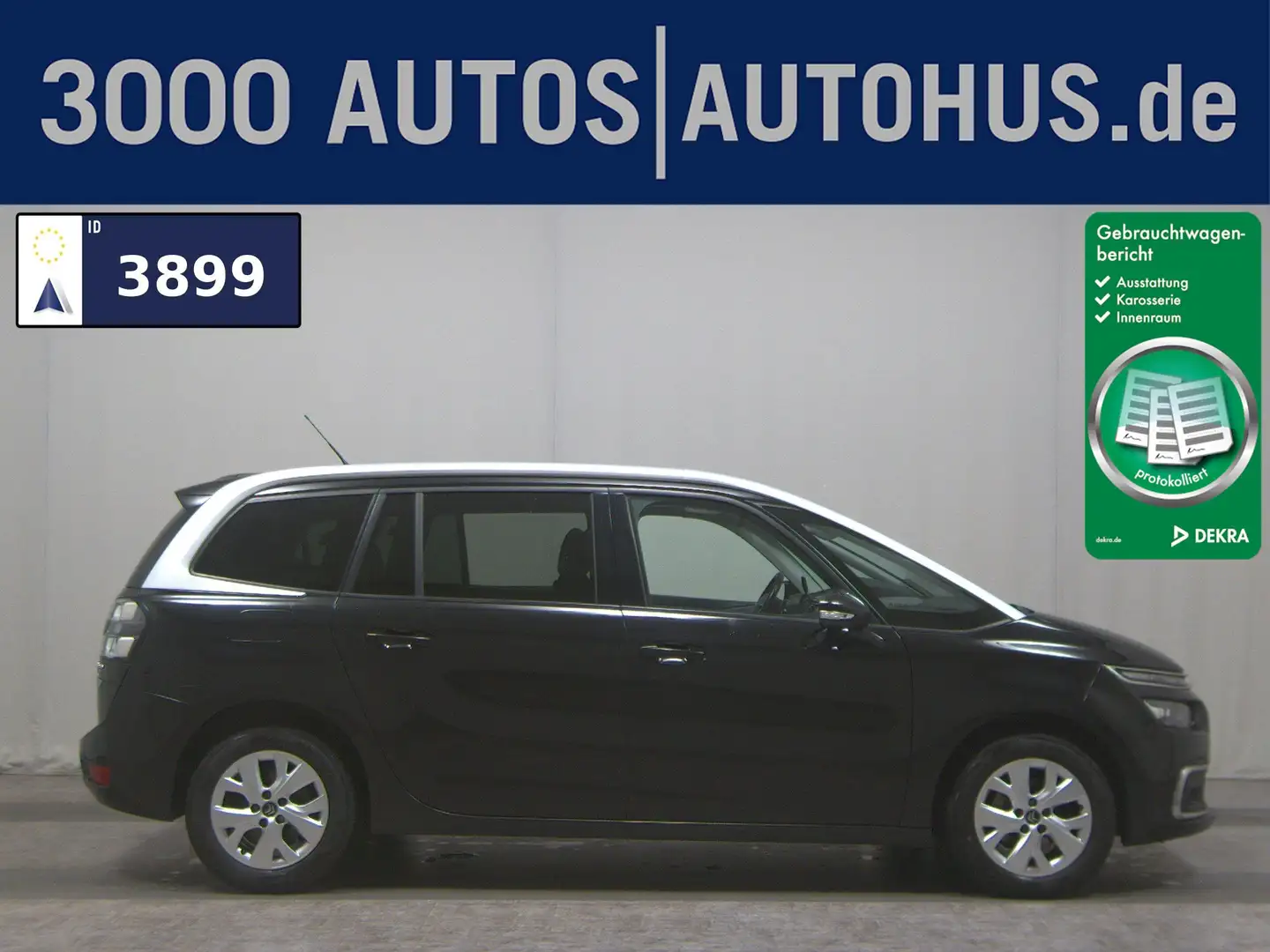 Citroen Grand C4 Picasso 1.6 BlueHDI 7-Sitzer AHK PDC Schwarz - 1