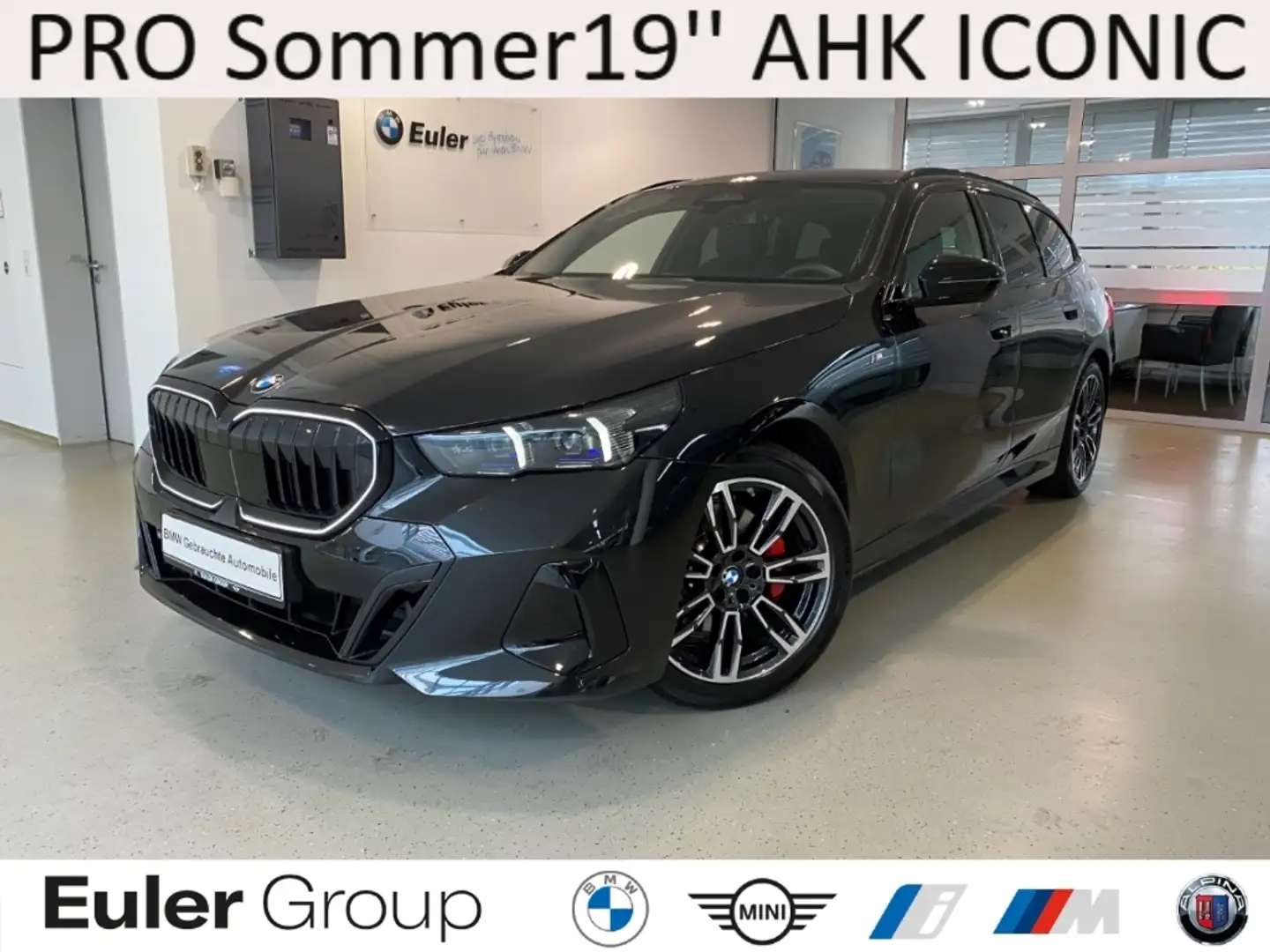 BMW 520 i M-Sport PRO Sommer19'' AHK ICONIC AdLED H/K Park Schwarz - 1