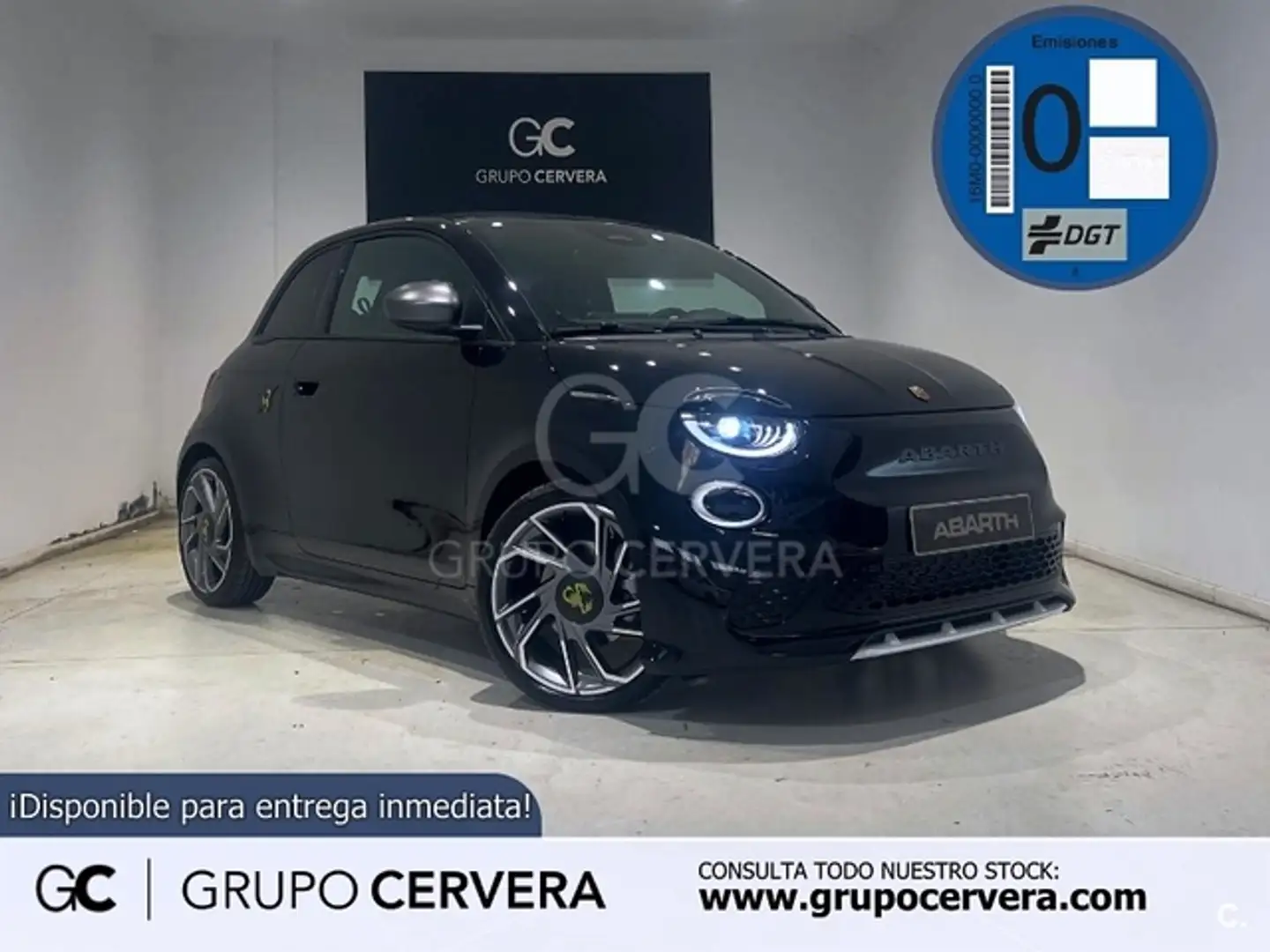 Abarth 500 Cabrio 500E Turismo Negro - 1