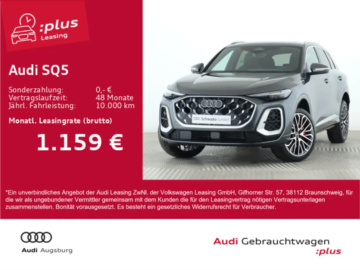 Audi SQ5 SUV TFSI S tronic *MATRIX*B&O*HdUp*LUFT*PANO Grau - 1