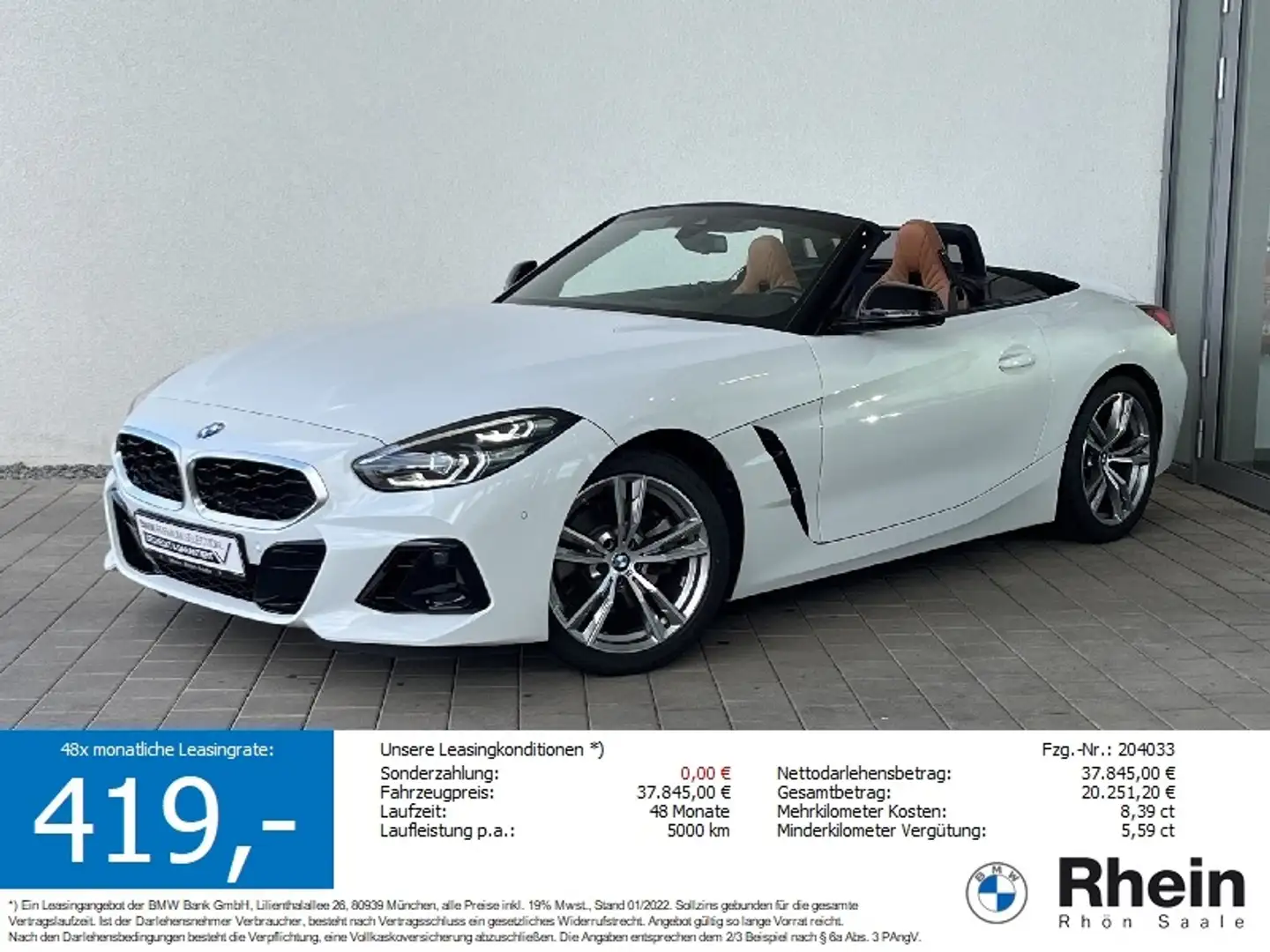 BMW Z4 sDrive 20i M Sport LiveCock.DriveAss.SHZ.Keyl Blanc - 1