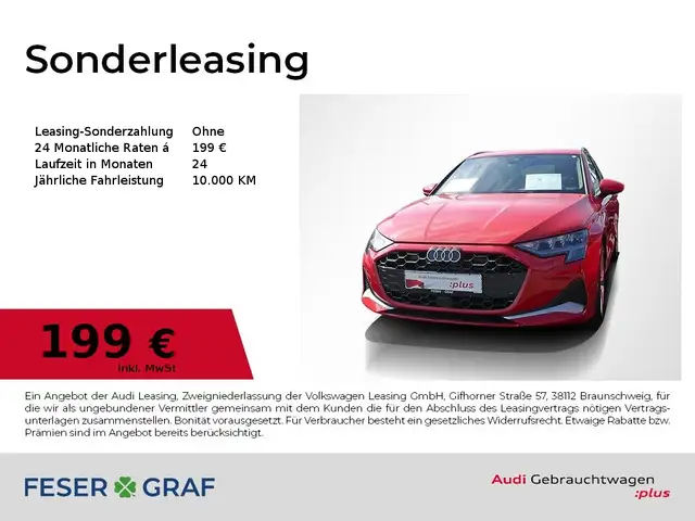 2025 Audi A3 in Red for sale