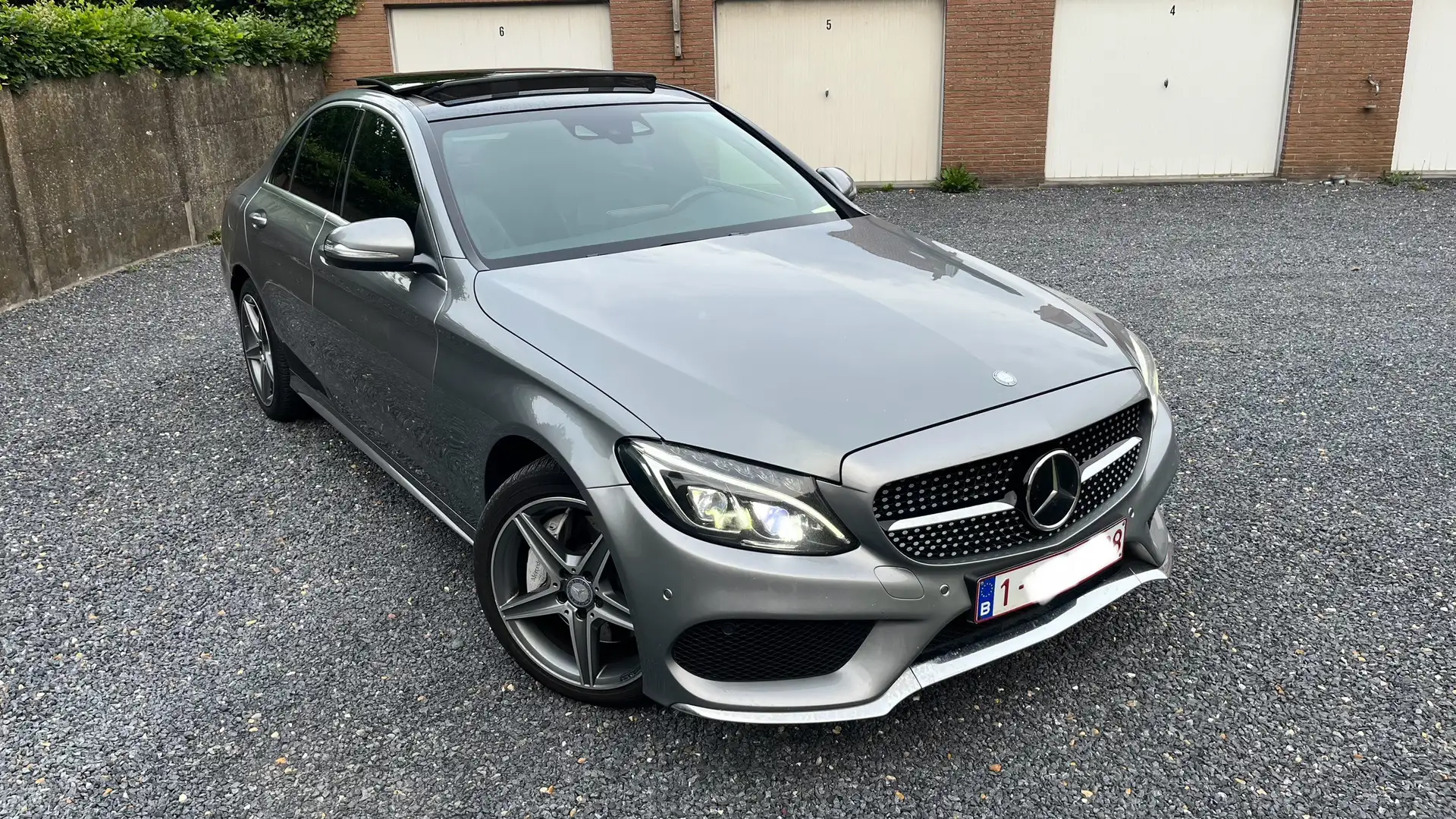 Mercedes-Benz C 250 (BlueTEC) d 7G-TRONIC AMG Line Gris - 1
