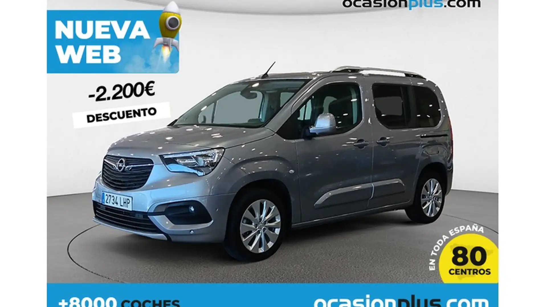 Opel Combo Life 1.5TD S/S Innovation L 130 Gris - 1
