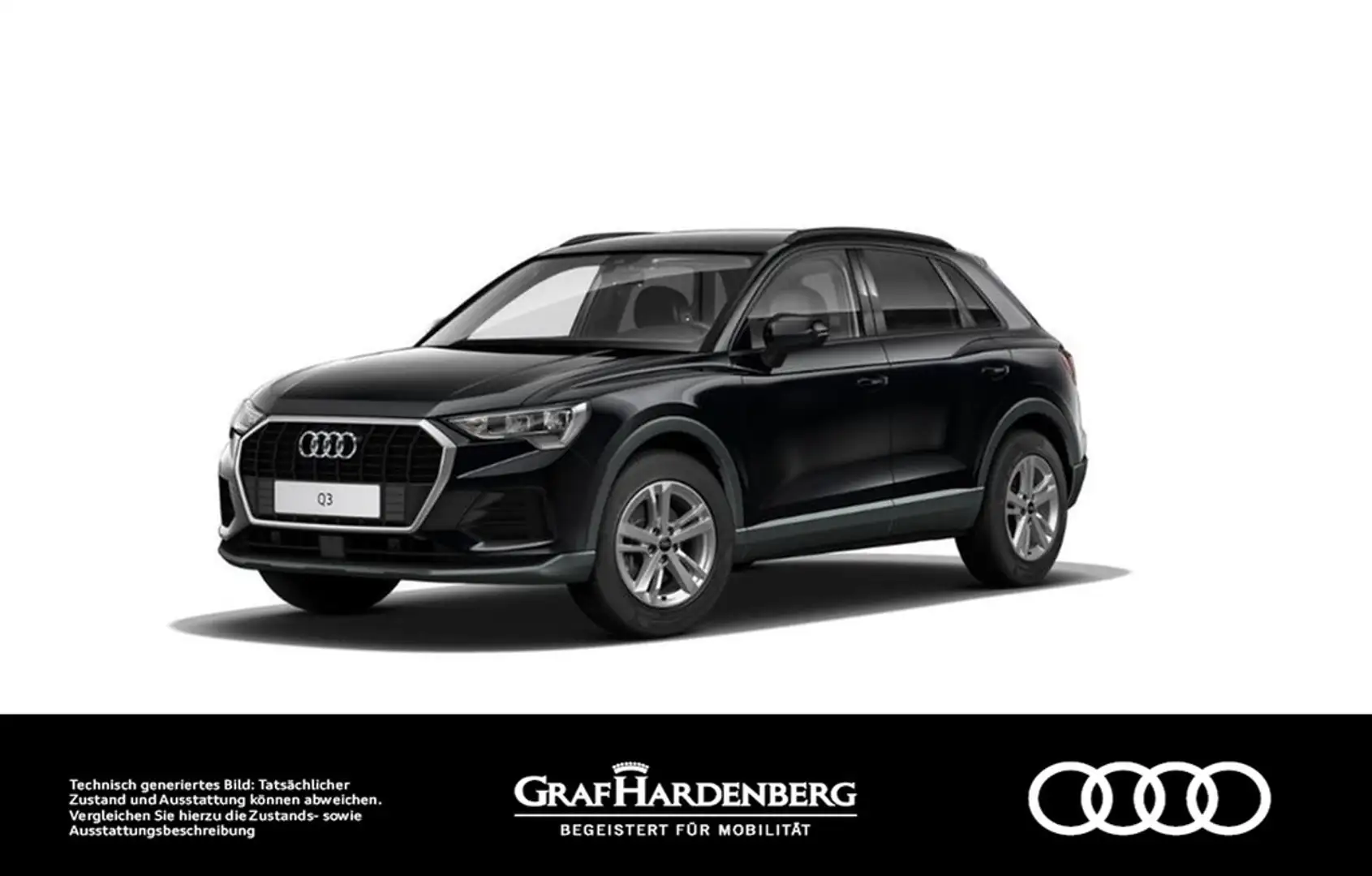 Audi Q3 35 TDI . Virt.Cockpit Navi ACC Noir - 1