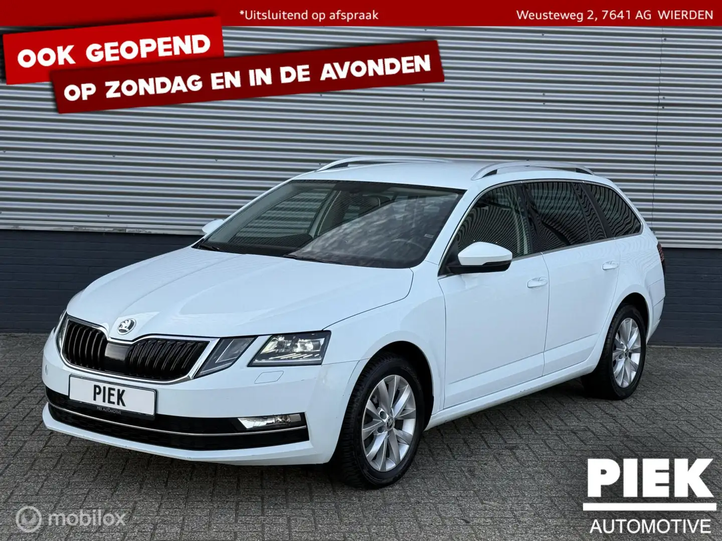 Skoda Octavia Combi 1.6 TDI Greentech Style EXPORTPRIJS! Wit - 1