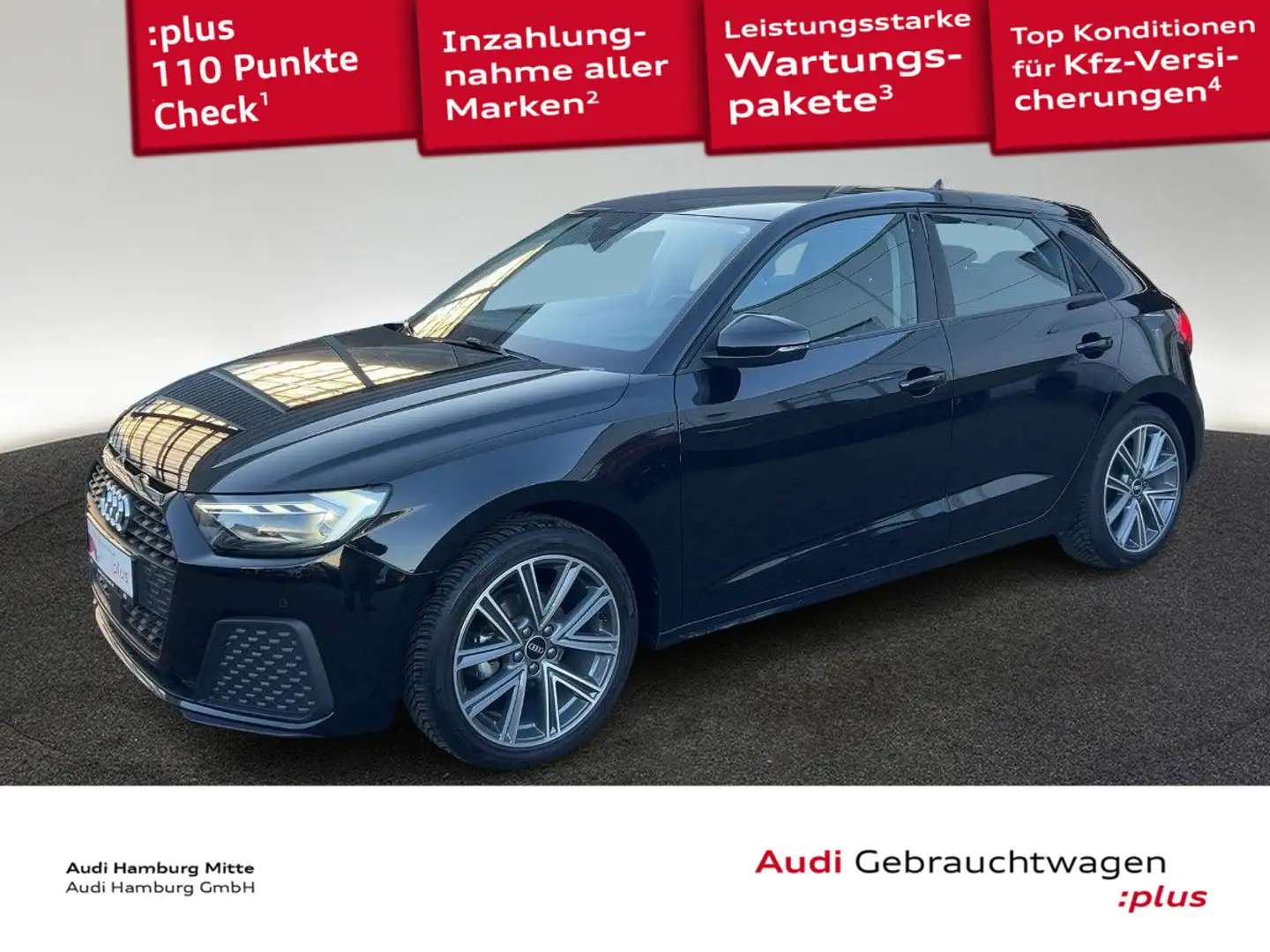 Audi A1 25 TFSI S tronic Navi LED Kamera Schwarz - 1